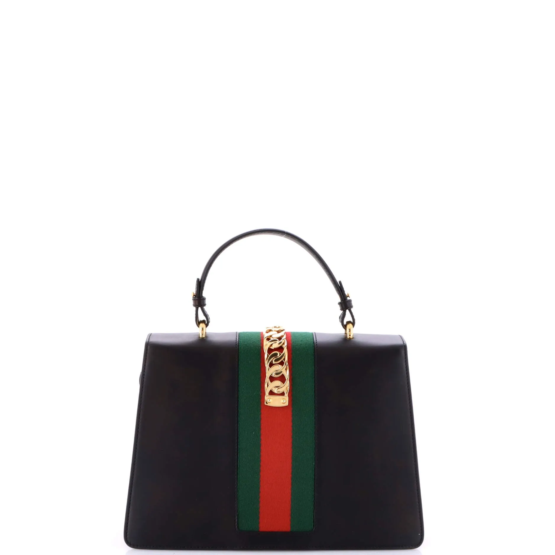Pre-Loved Gucci Sylvie Top Handle Bag Leather Medium sold by Zulily product image thumbnail 3