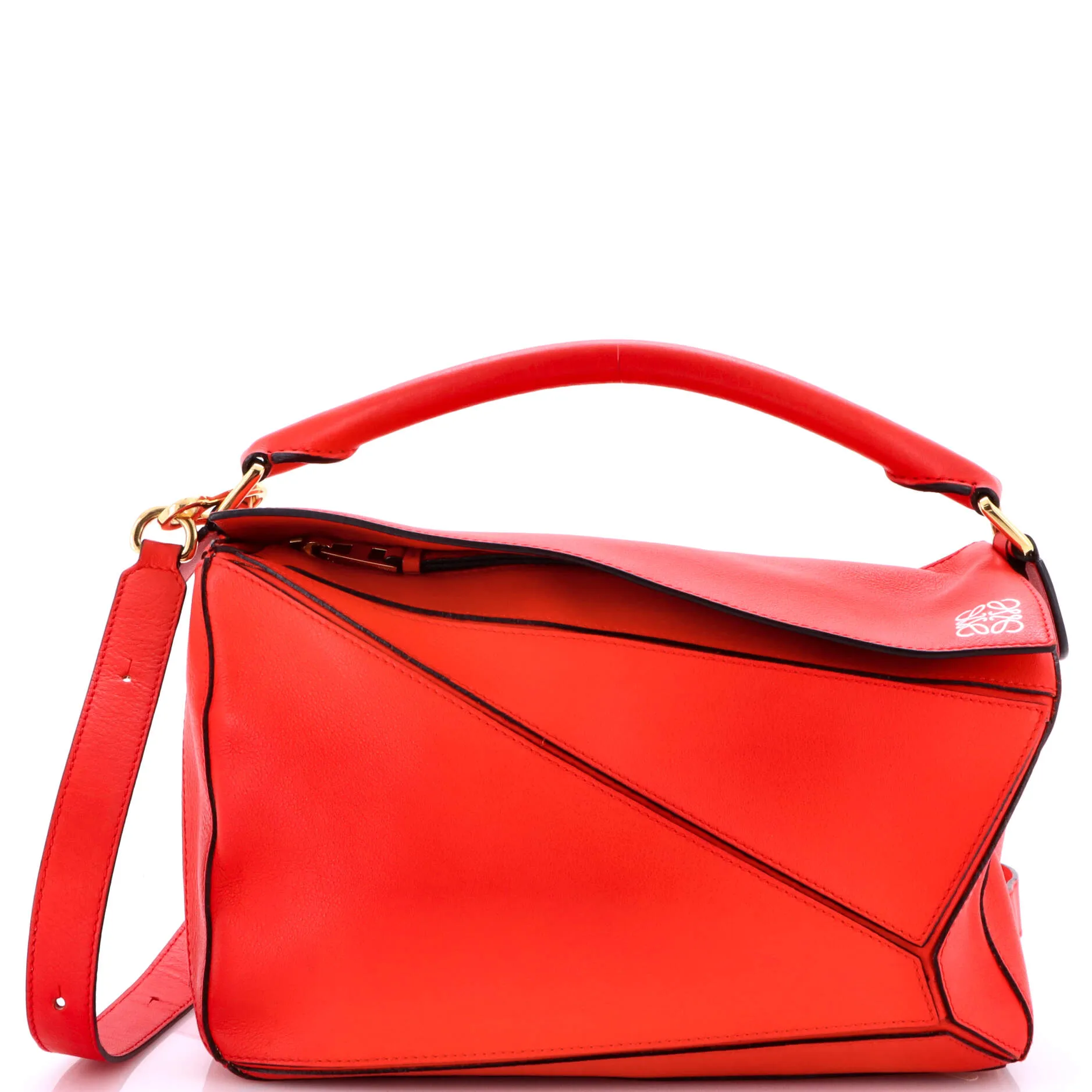 Pre-Loved Loewe Puzzle Bag Leather Medium sold by Zulily