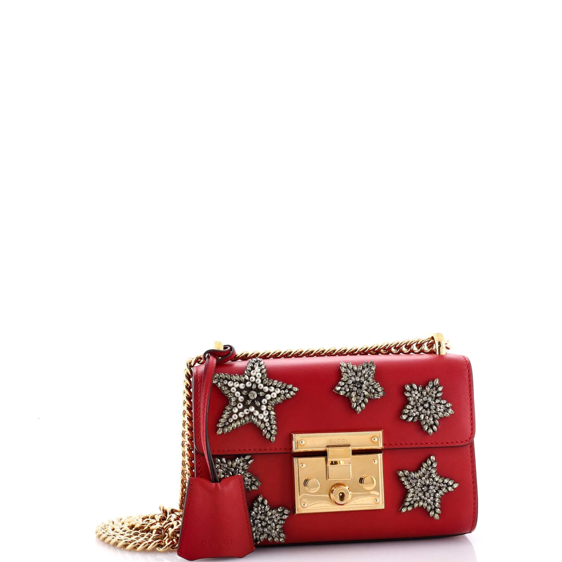 Pre-Loved Gucci Padlock Shoulder Bag Embellished Leather Small sold by Zulily product image thumbnail 2