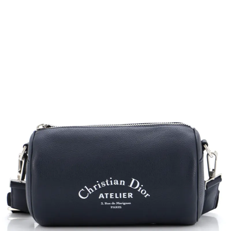 Pre-Loved Christian Dior Roller Messenger Bag Leather sold by Zulily