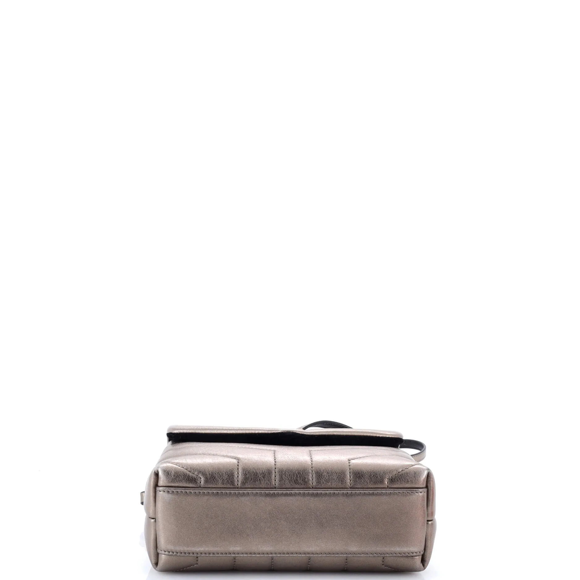 Pre-Loved Saint Laurent Loulou Shoulder Bag Matelasse Chevron Leather Toy sold by Zulily product image thumbnail 4