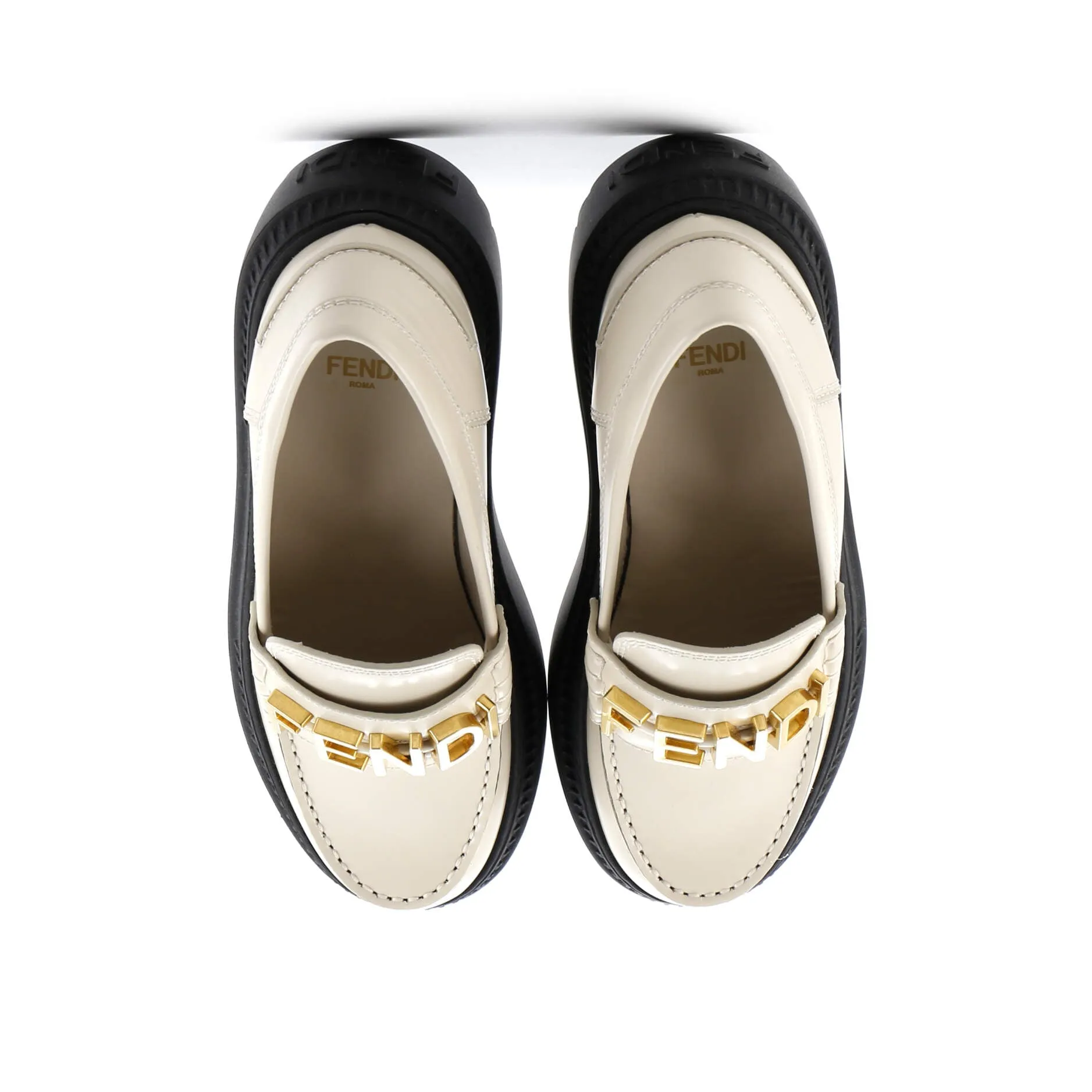 Pre-Loved Fendi Women's Fendigraphy Lug Sole Loafers Leather sold by Zulily product image thumbnail 2