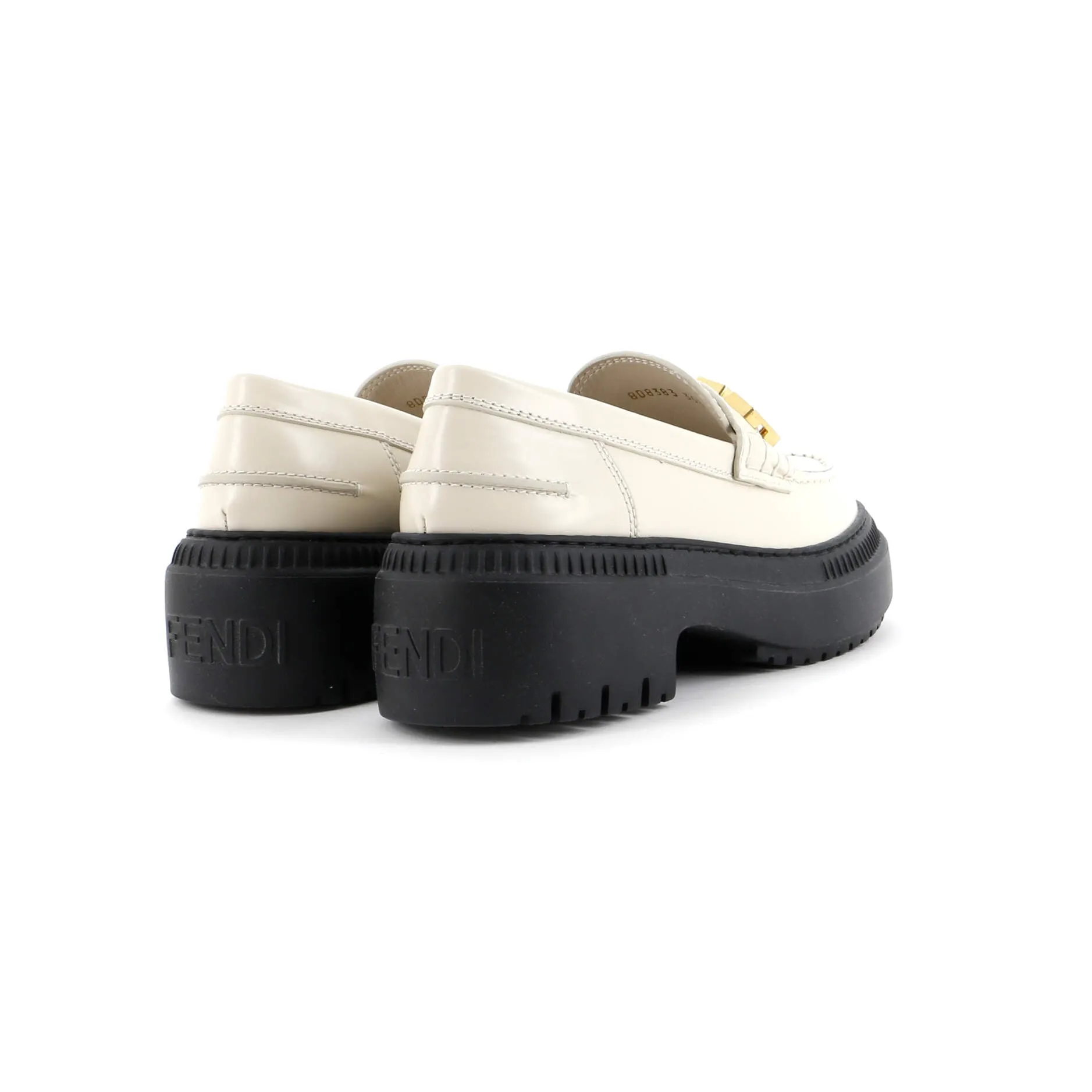 Pre-Loved Fendi Women's Fendigraphy Lug Sole Loafers Leather sold by Zulily product image thumbnail 3