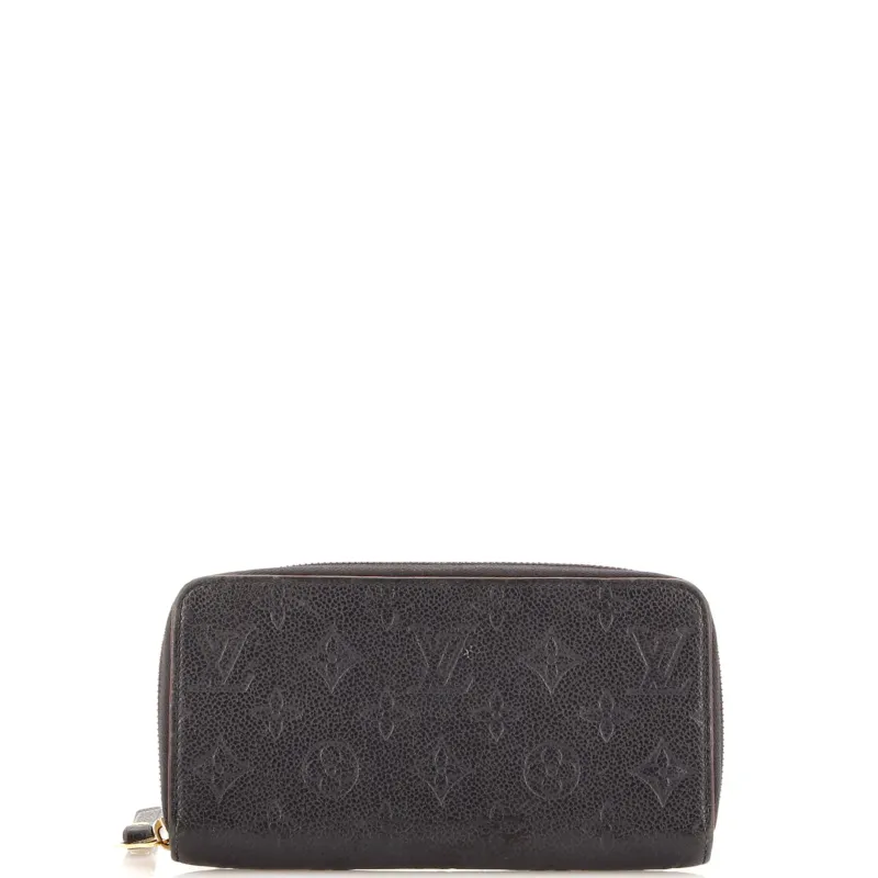 Pre-Loved Louis Vuitton Zippy Wallet Monogram Empreinte Leather sold by Zulily