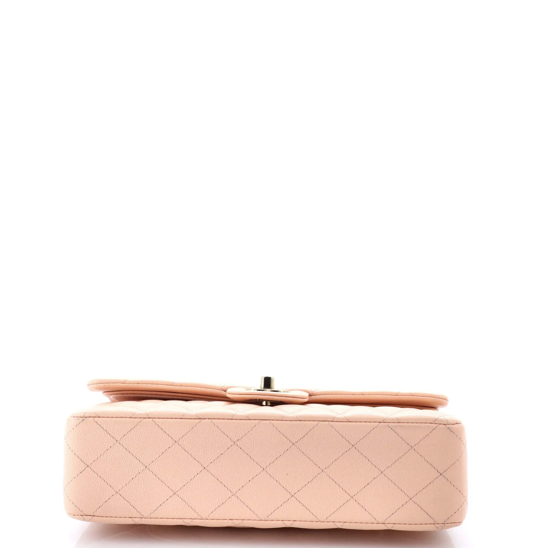 Pre-Loved Chanel Classic Double Flap Bag Quilted Caviar Medium sold by Zulily product image thumbnail 4