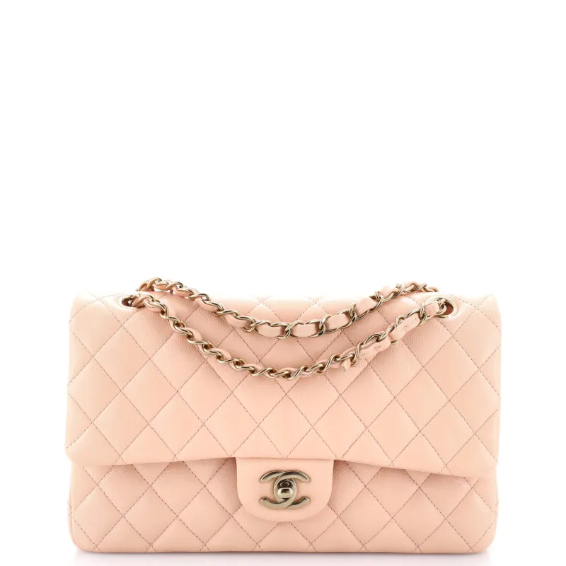 Pre-Loved Chanel Classic Double Flap Bag Quilted Caviar Medium sold by Zulily