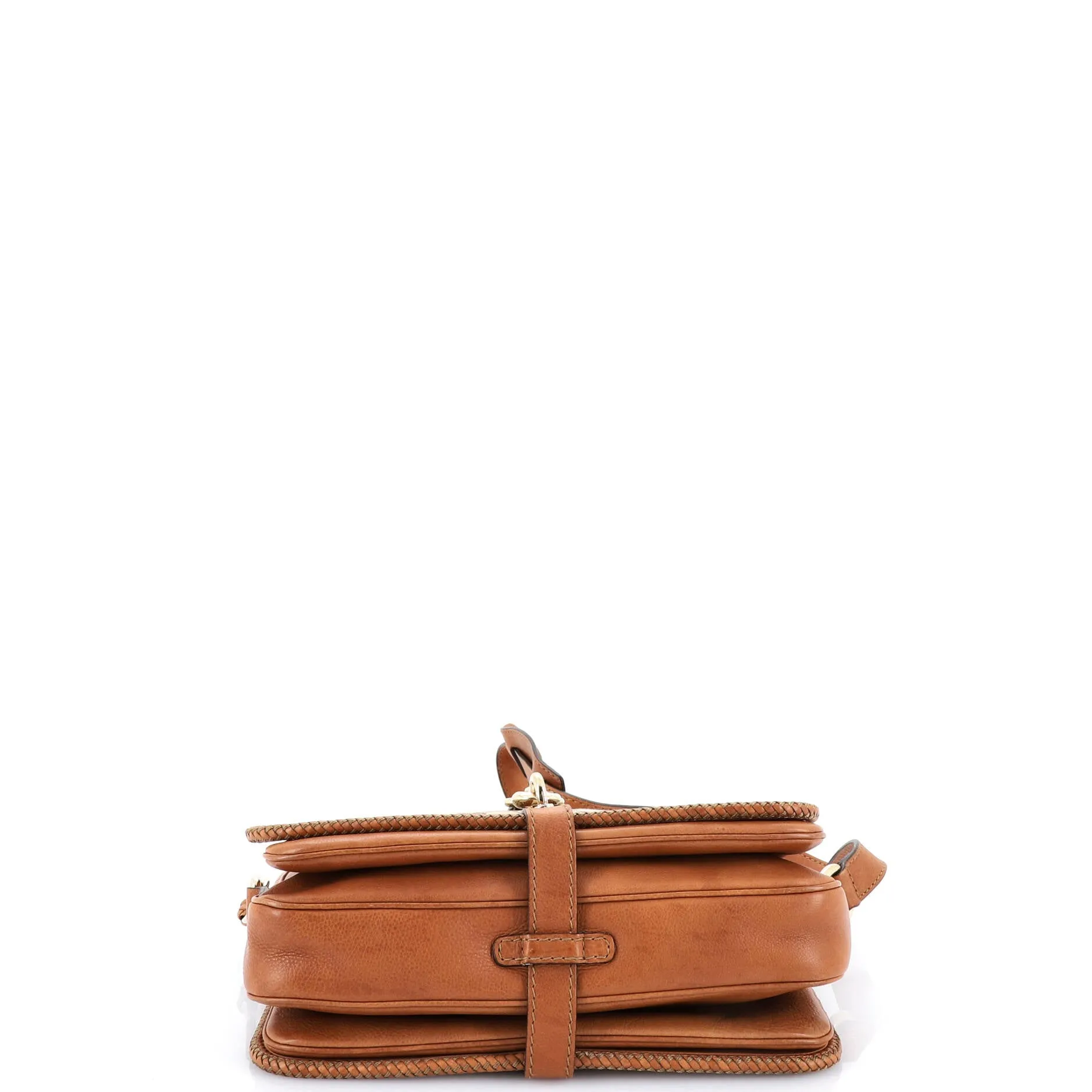 Pre-Loved Gucci Marrakech Messenger Bag GG Canvas with Leather Medium sold by Zulily product image thumbnail 4