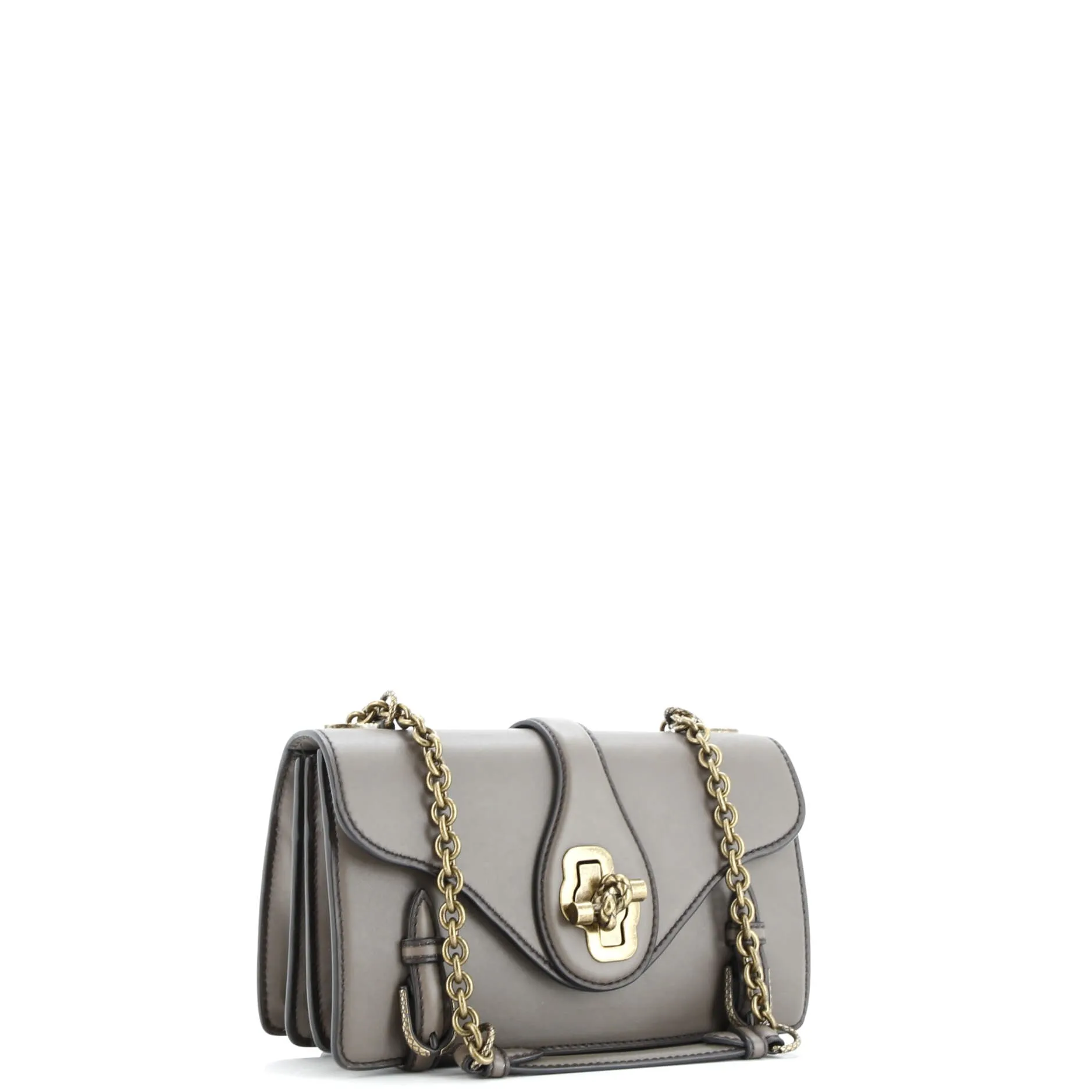 Pre-Loved Bottega Veneta City Knot Flap Bag Leather sold by Zulily product image thumbnail 3