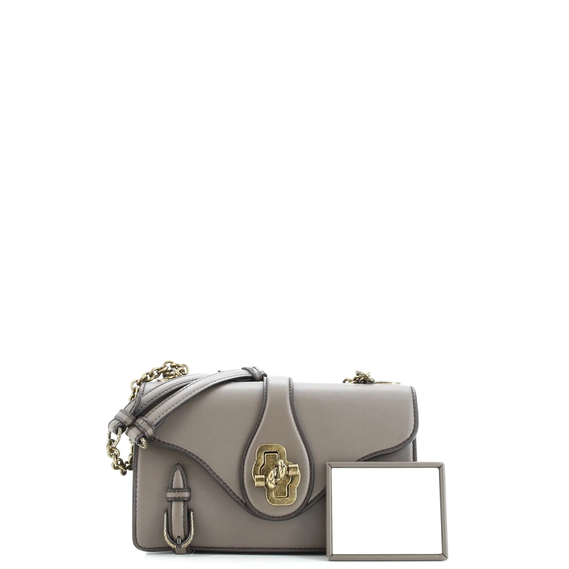 Pre-Loved Bottega Veneta City Knot Flap Bag Leather sold by Zulily product image thumbnail 2