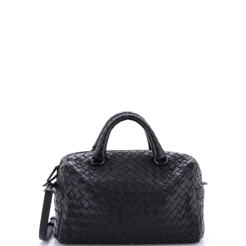 Pre-Loved Bottega Veneta Convertible Boston Bag Intrecciato Nappa Mini sold by Zulily