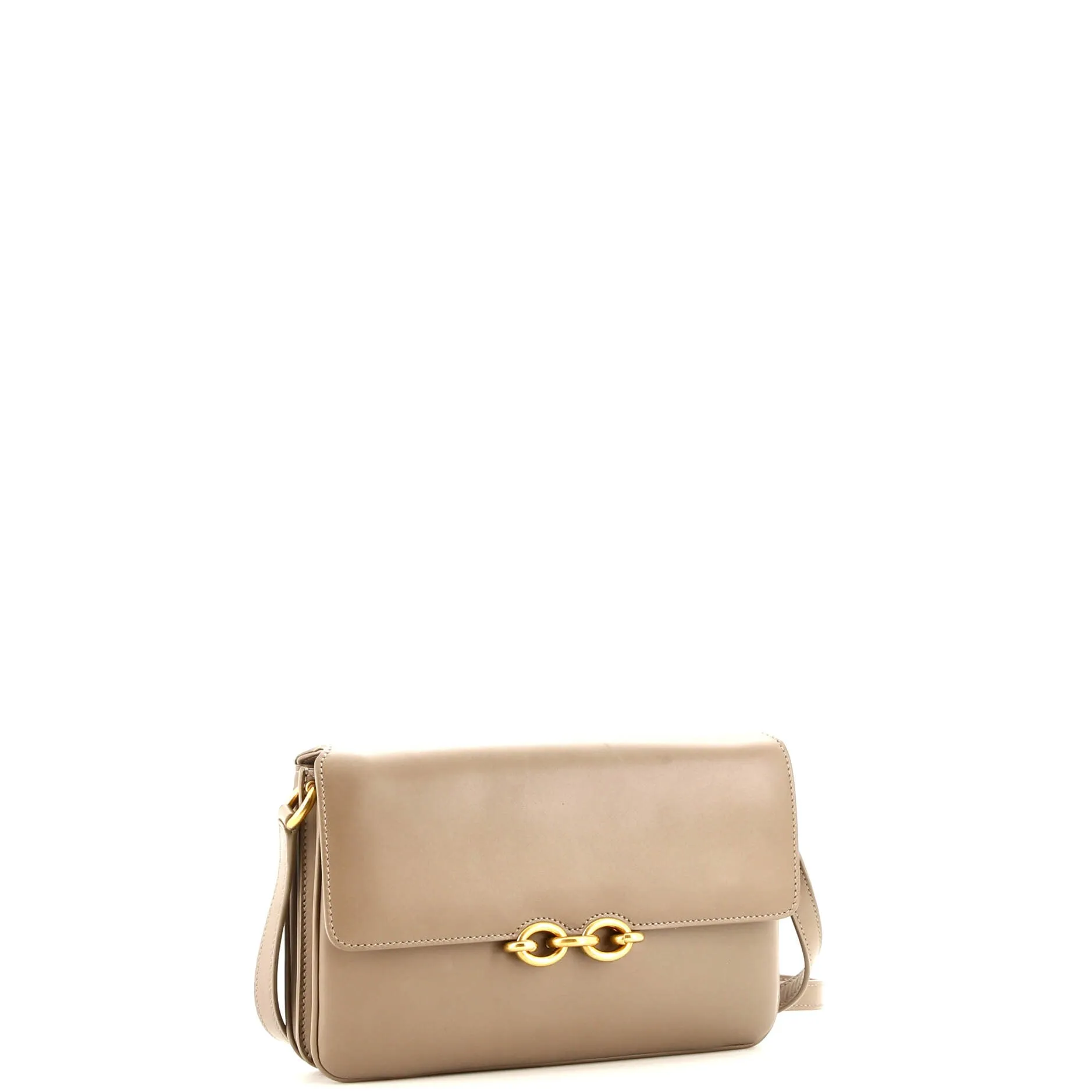 Pre-Loved Saint Laurent Le Maillon Shoulder Bag Leather Medium sold by Zulily product image thumbnail 2