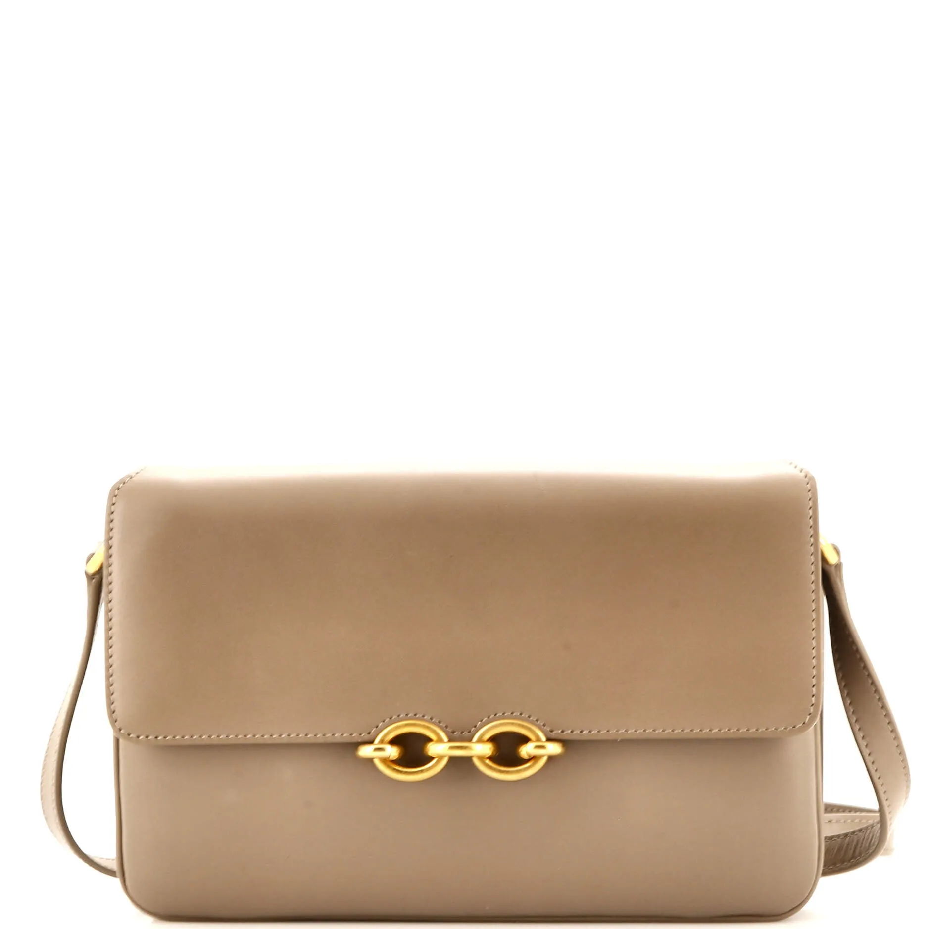 Pre-Loved Saint Laurent Le Maillon Shoulder Bag Leather Medium sold by Zulily