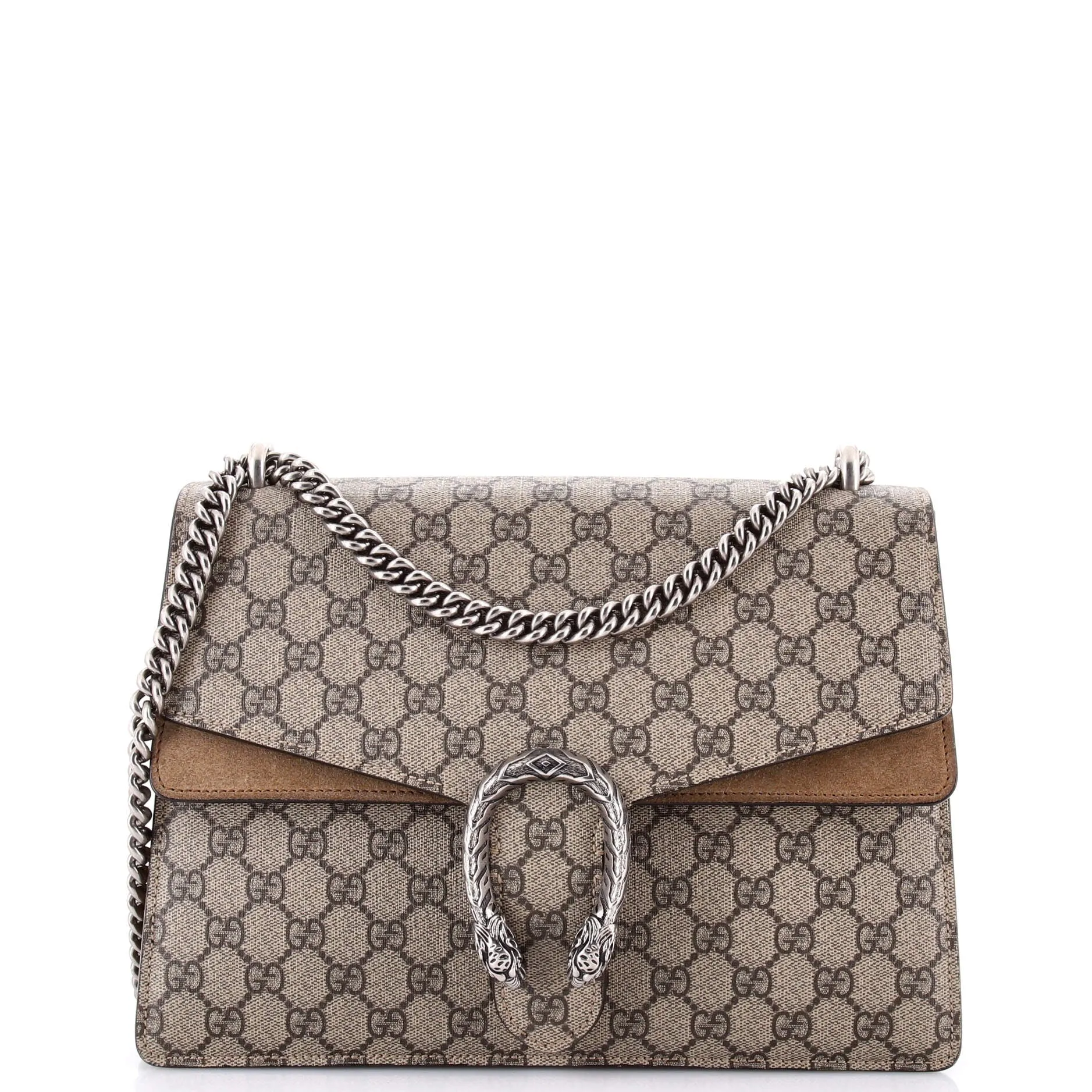 Pre-Loved Gucci Dionysus Bag GG Coated Canvas Medium sold by Zulily