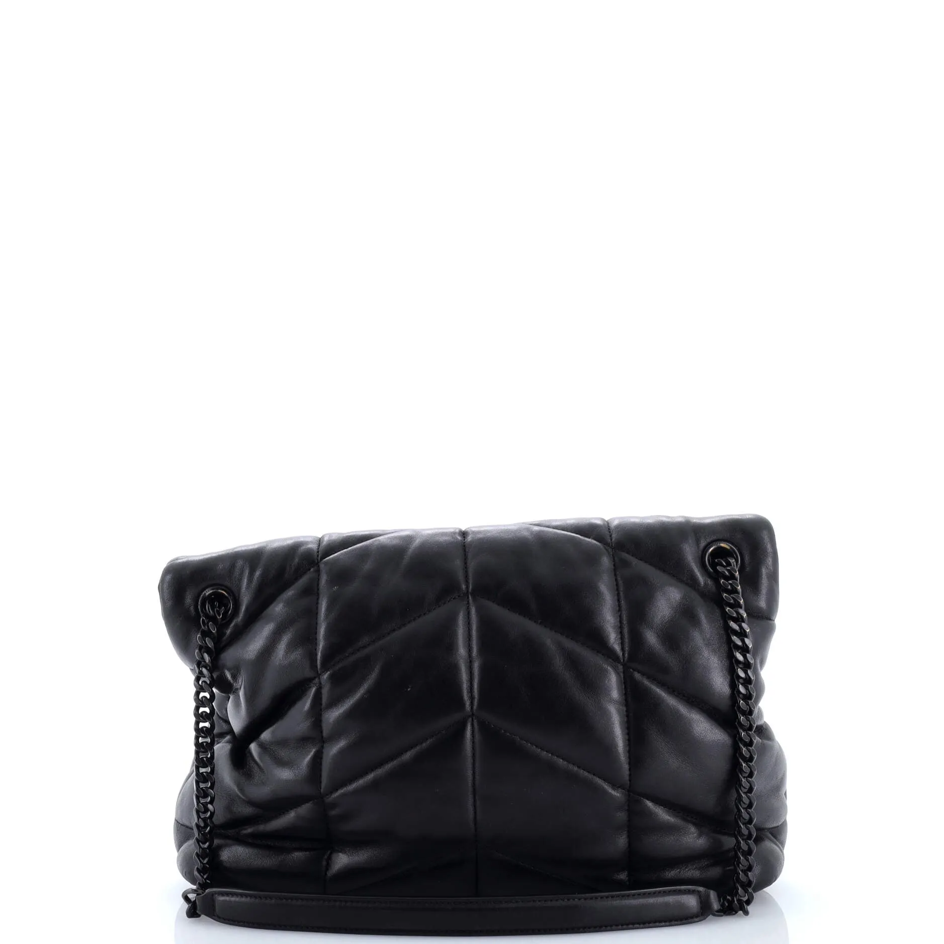 Pre-Loved Saint Laurent Loulou Puffer Shoulder Bag Quilted Leather Medium sold by Zulily product image thumbnail 3