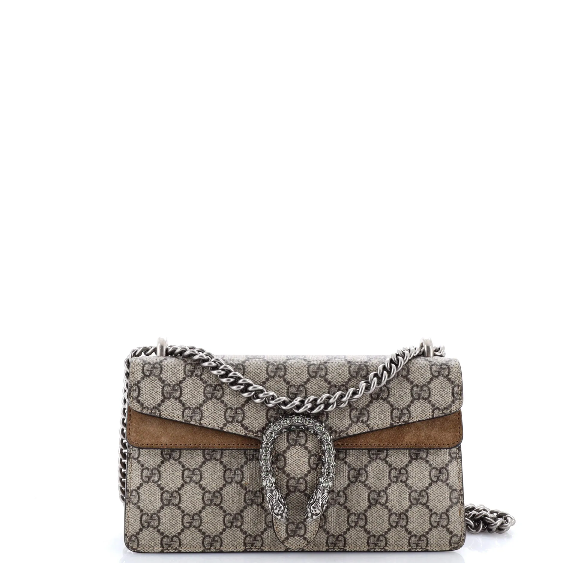 Pre-Loved Gucci Dionysus Bag GG Coated Canvas Small sold by Zulily