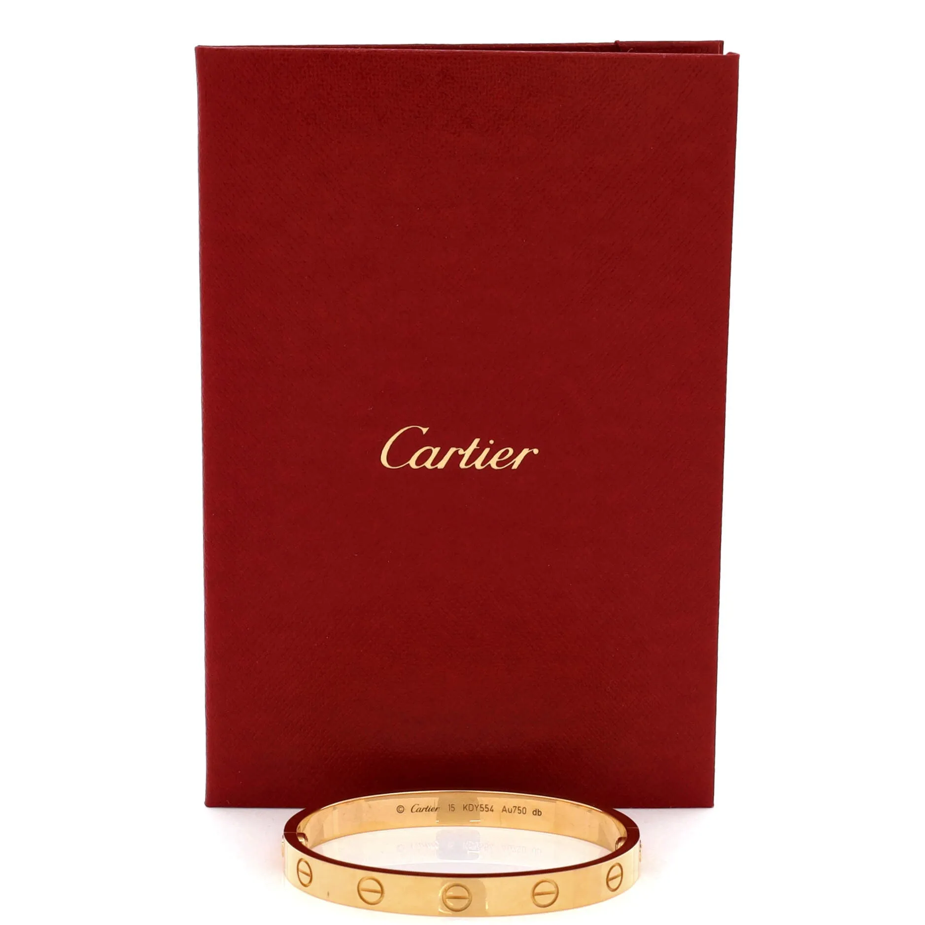 Pre-Loved Cartier Love Bracelet 18K Yellow Gold sold by Zulily product image thumbnail 4