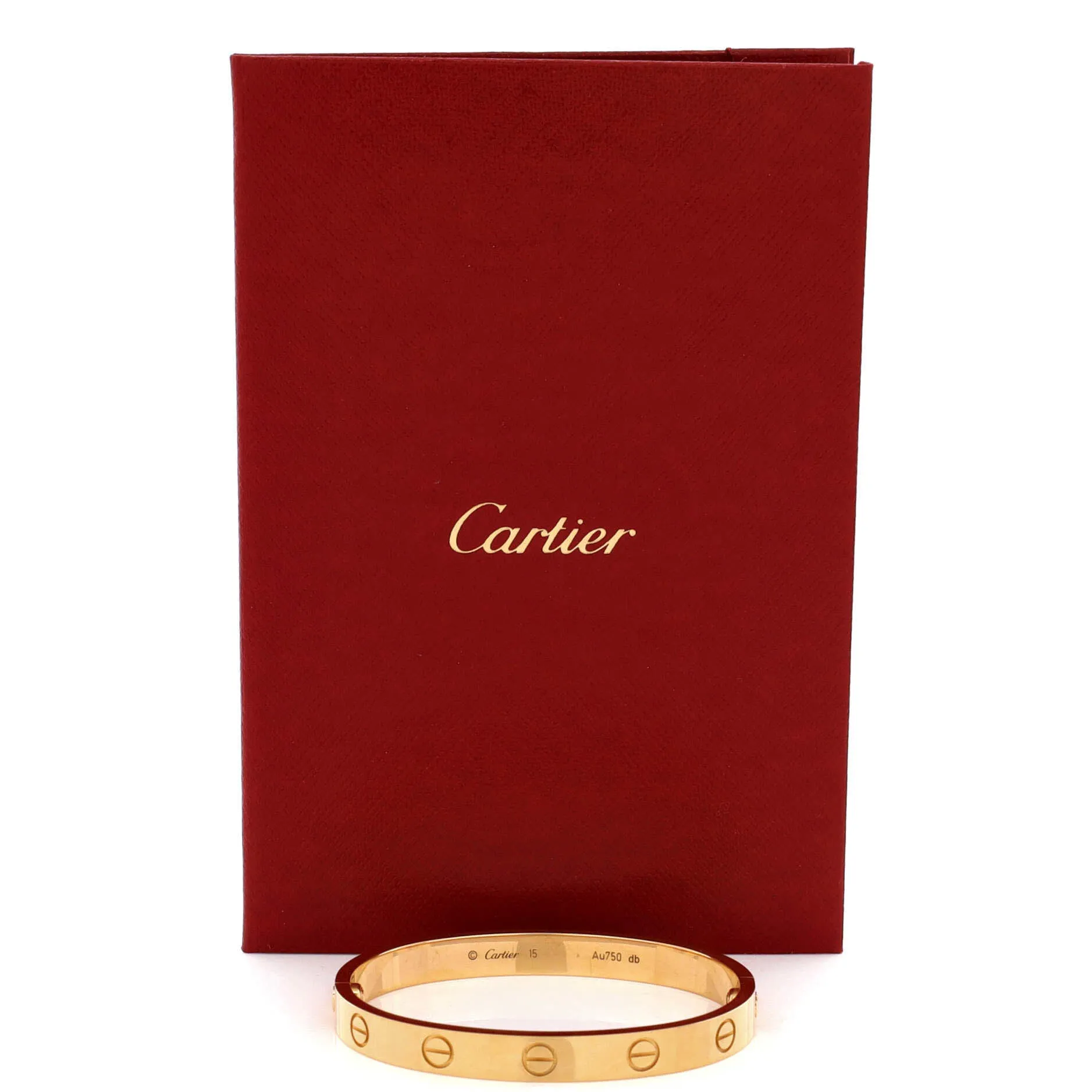 Pre-Loved Cartier Love Bracelet 18K Yellow Gold sold by Zulily product image thumbnail 3