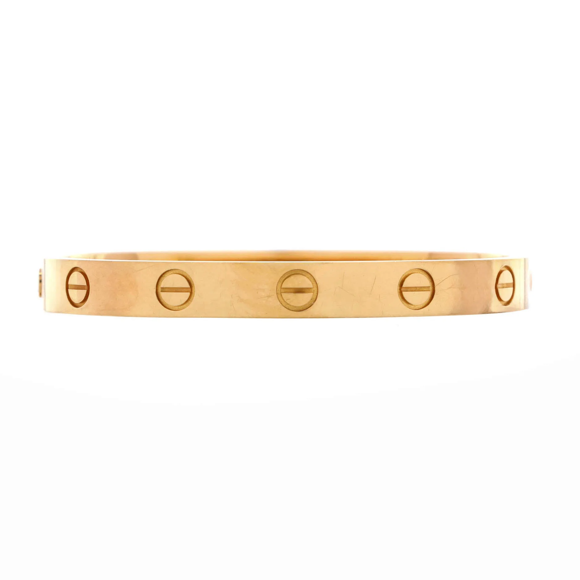 Pre-Loved Cartier Love Bracelet 18K Yellow Gold sold by Zulily product image thumbnail 5