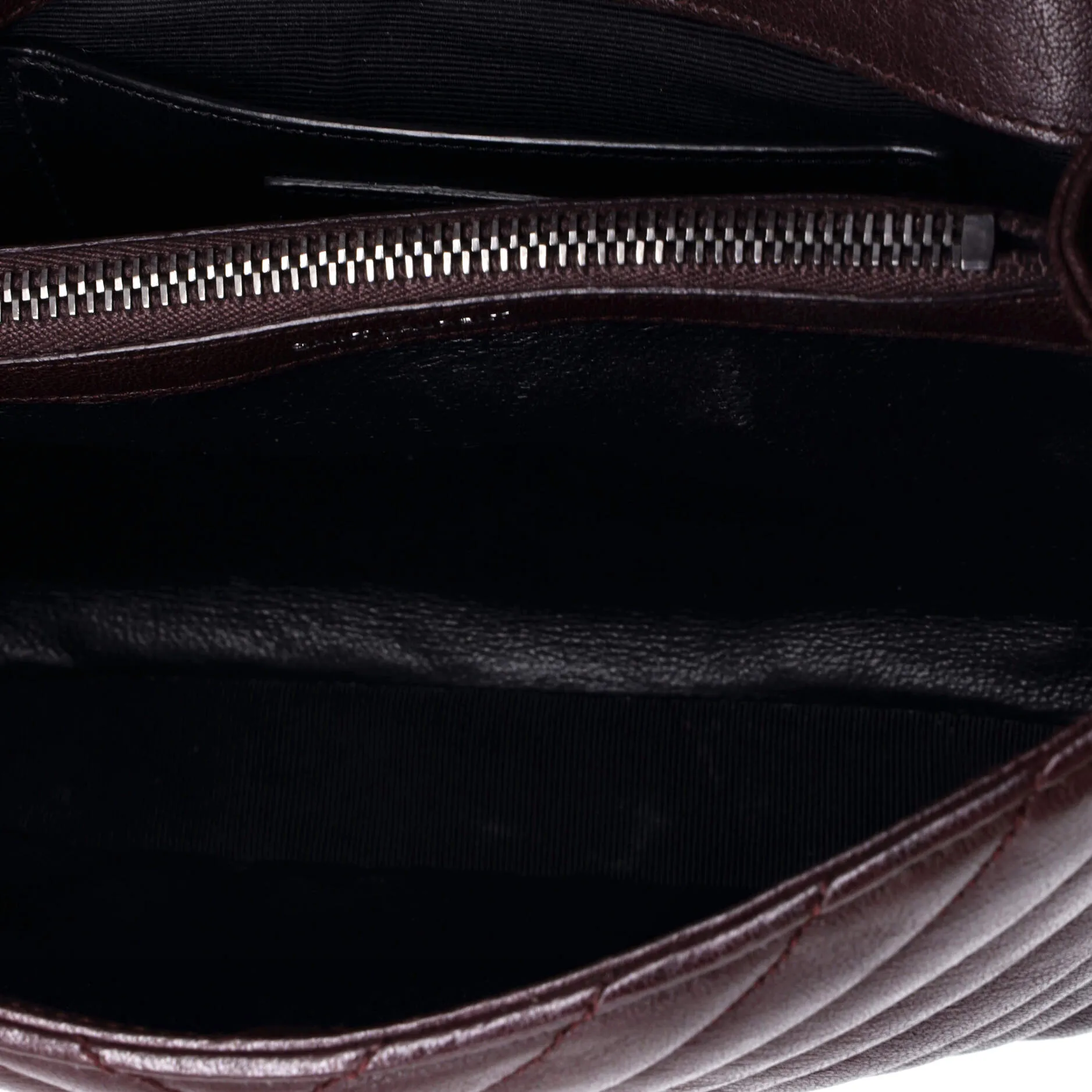 Pre-Loved Saint Laurent Classic Monogram College Bag Matelasse Chevron Leather Medium sold by Zulily product image thumbnail 5