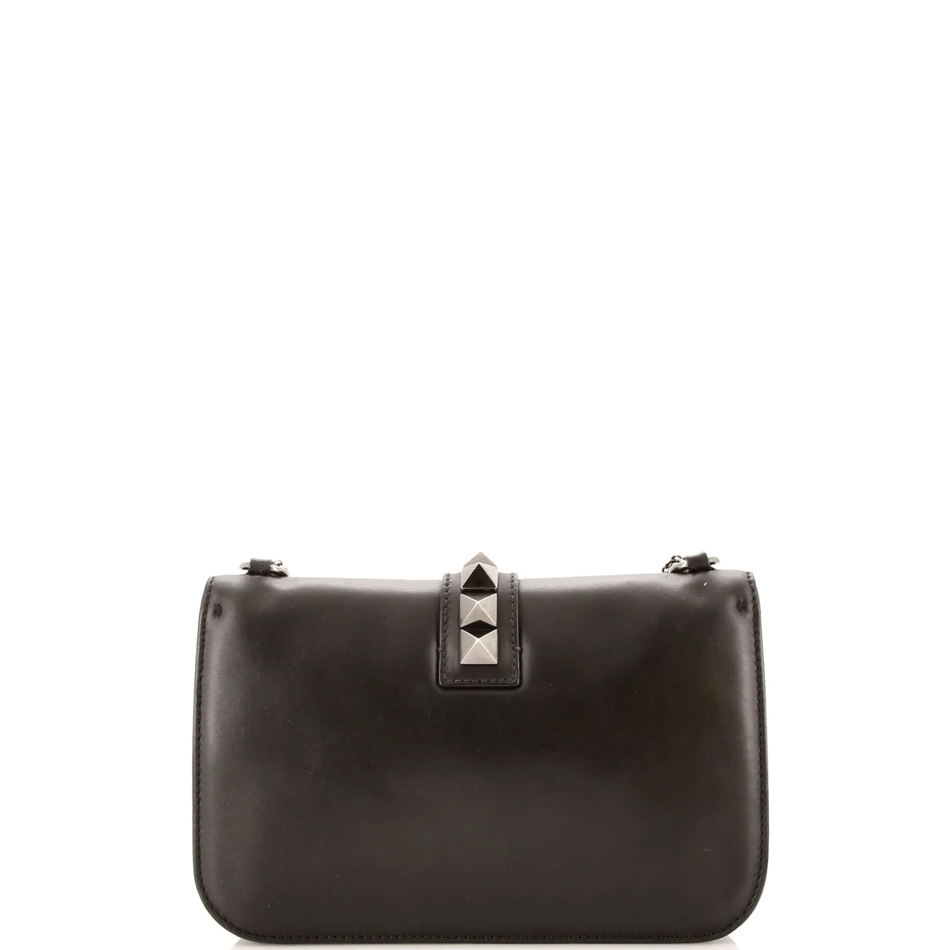 Pre-Loved Valentino Glam Lock Shoulder Bag Leather Medium sold by Zulily product image thumbnail 3