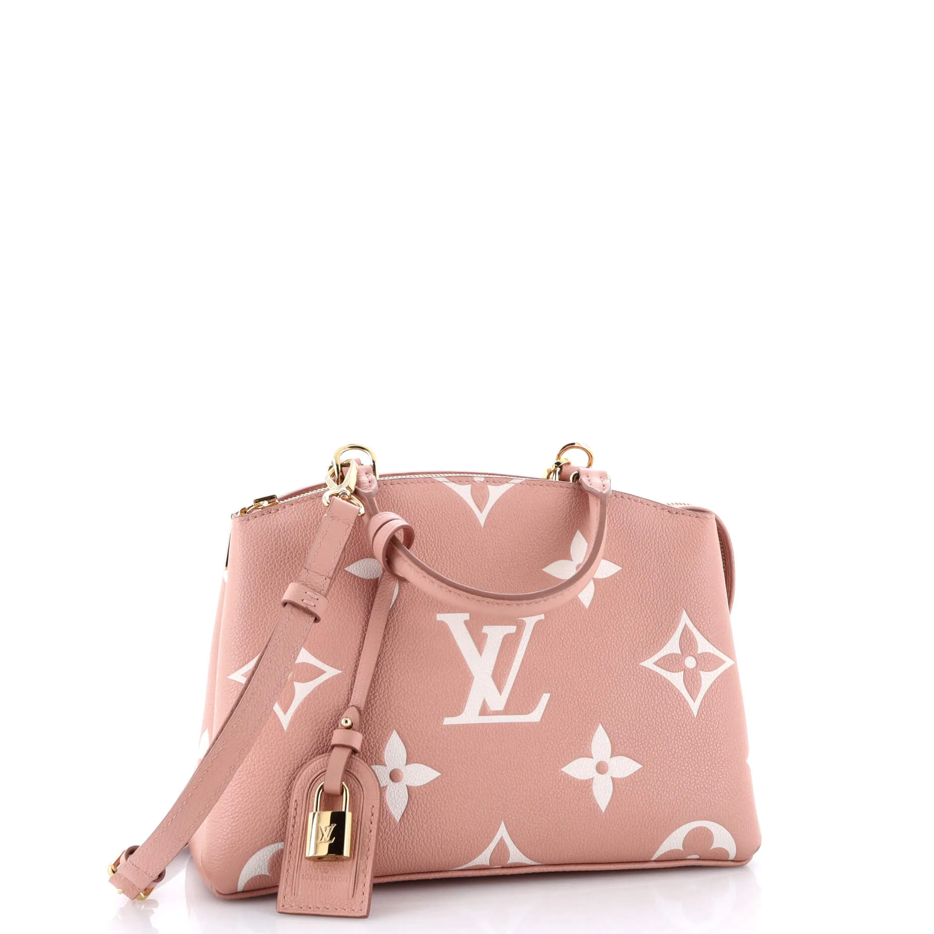 Pre-Loved Louis Vuitton Petit Palais Handbag Bicolor Monogram Empreinte Giant sold by Zulily product image thumbnail 2