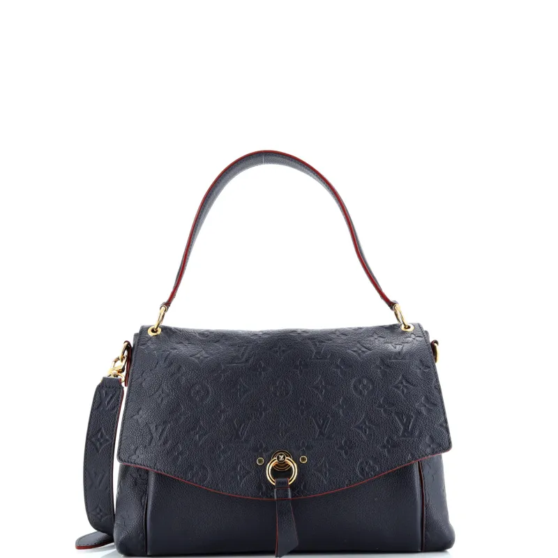 Pre-Loved Louis Vuitton Blanche Handbag Monogram Empreinte Leather MM sold by Zulily