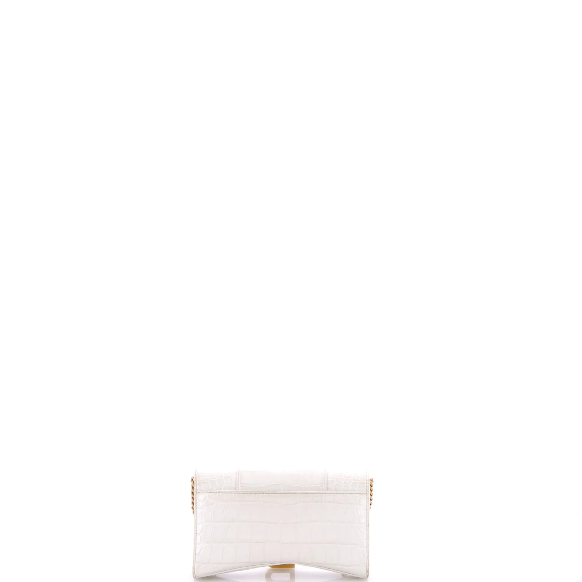 Pre-Loved Balenciaga Hourglass Chain Wallet Crocodile Embossed Leather sold by Zulily product image thumbnail 3