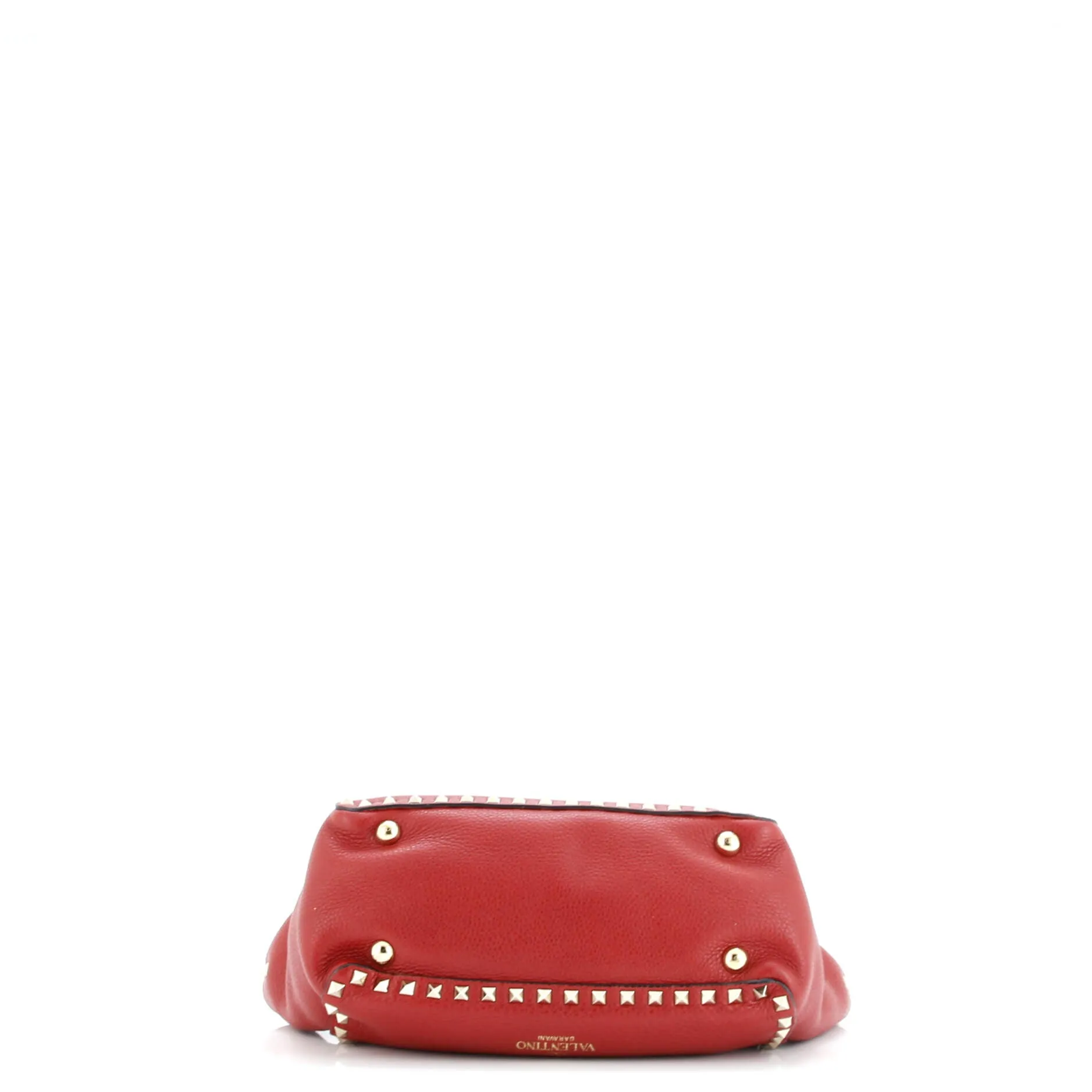 Pre-Loved Valentino Rockstud Tote Pebbled Leather Small sold by Zulily product image thumbnail 4