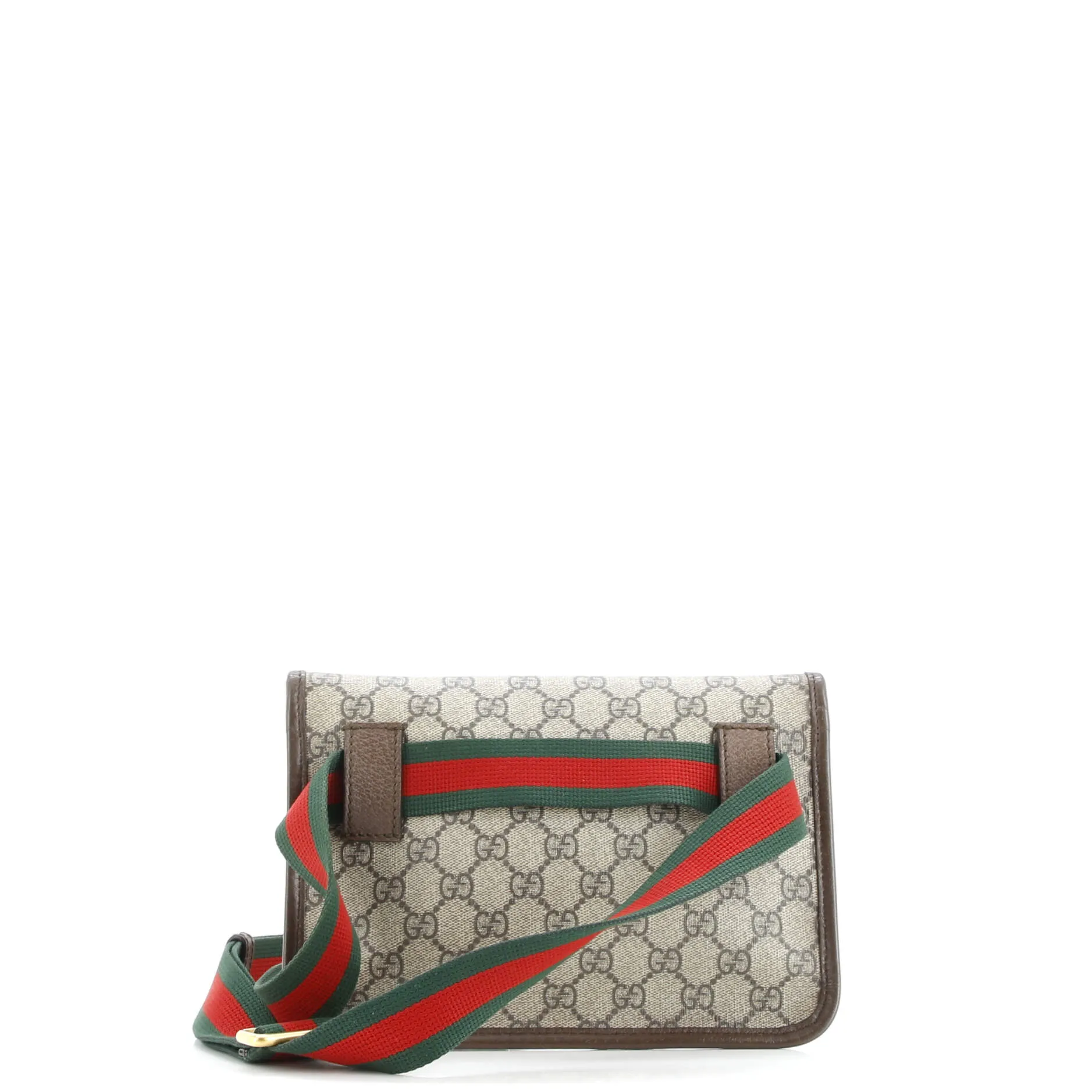 Pre-Loved Gucci Neo Vintage Flap Belt Bag GG Coated Canvas sold by Zulily product image thumbnail 3