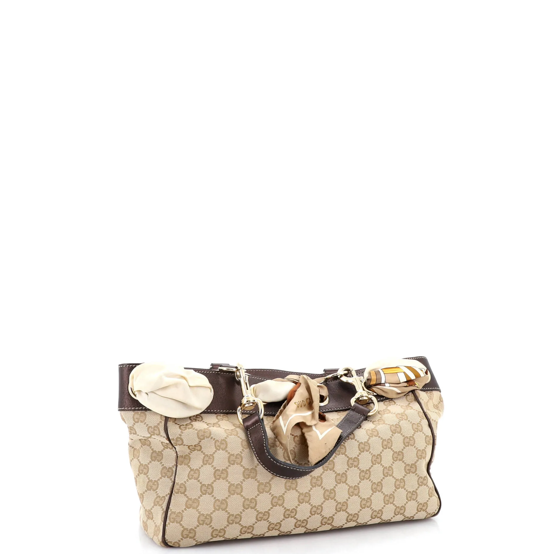Pre-Loved Gucci Positano Tote GG Canvas Small sold by Zulily product image thumbnail 2