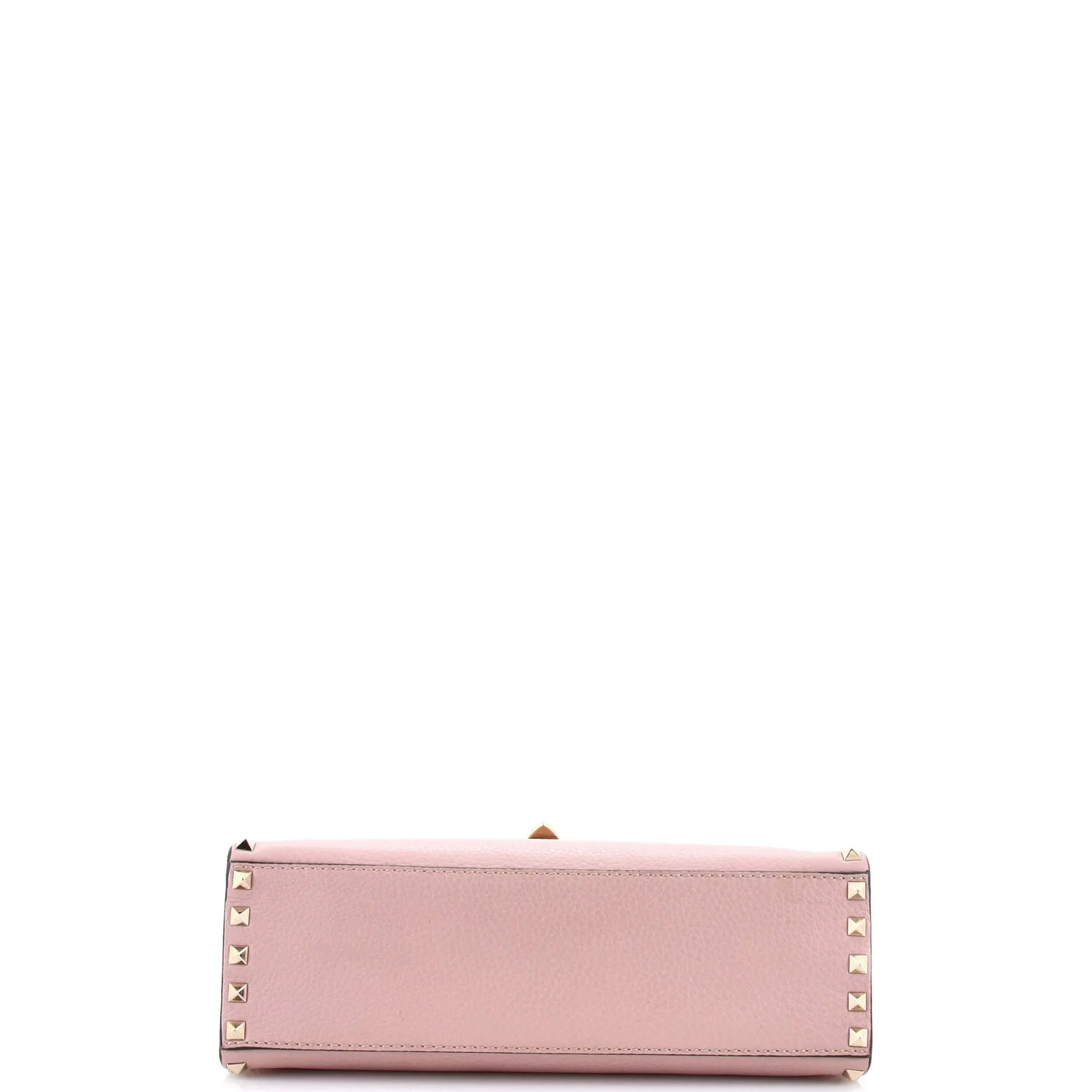 Pre-Loved Valentino Rockstud Flip Lock Flap Bag Leather Medium sold by Zulily product image thumbnail 4