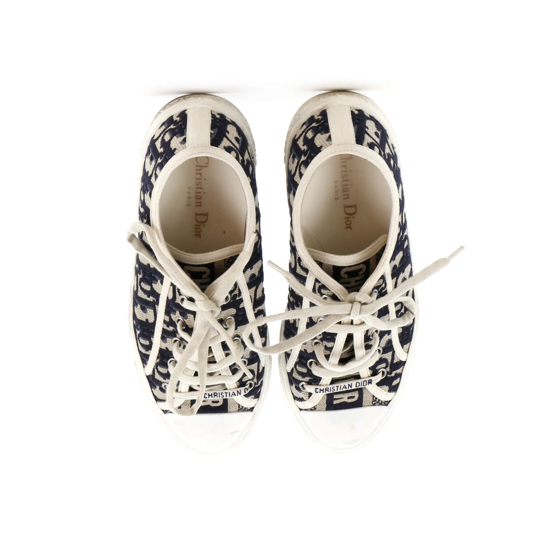 Pre-Loved Christian Dior Women's Walk'N'Dior Sneakers Oblique Canvas sold by Zulily product image thumbnail 2