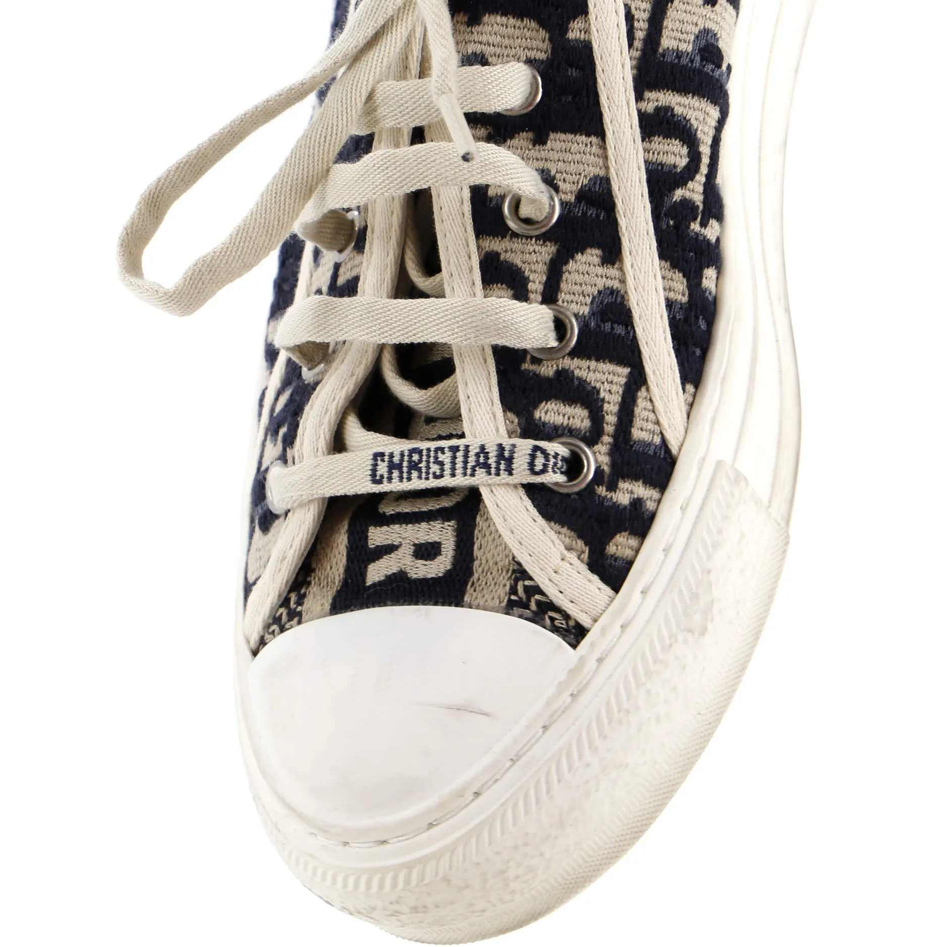 Pre-Loved Christian Dior Women's Walk'N'Dior Sneakers Oblique Canvas sold by Zulily product image thumbnail 5