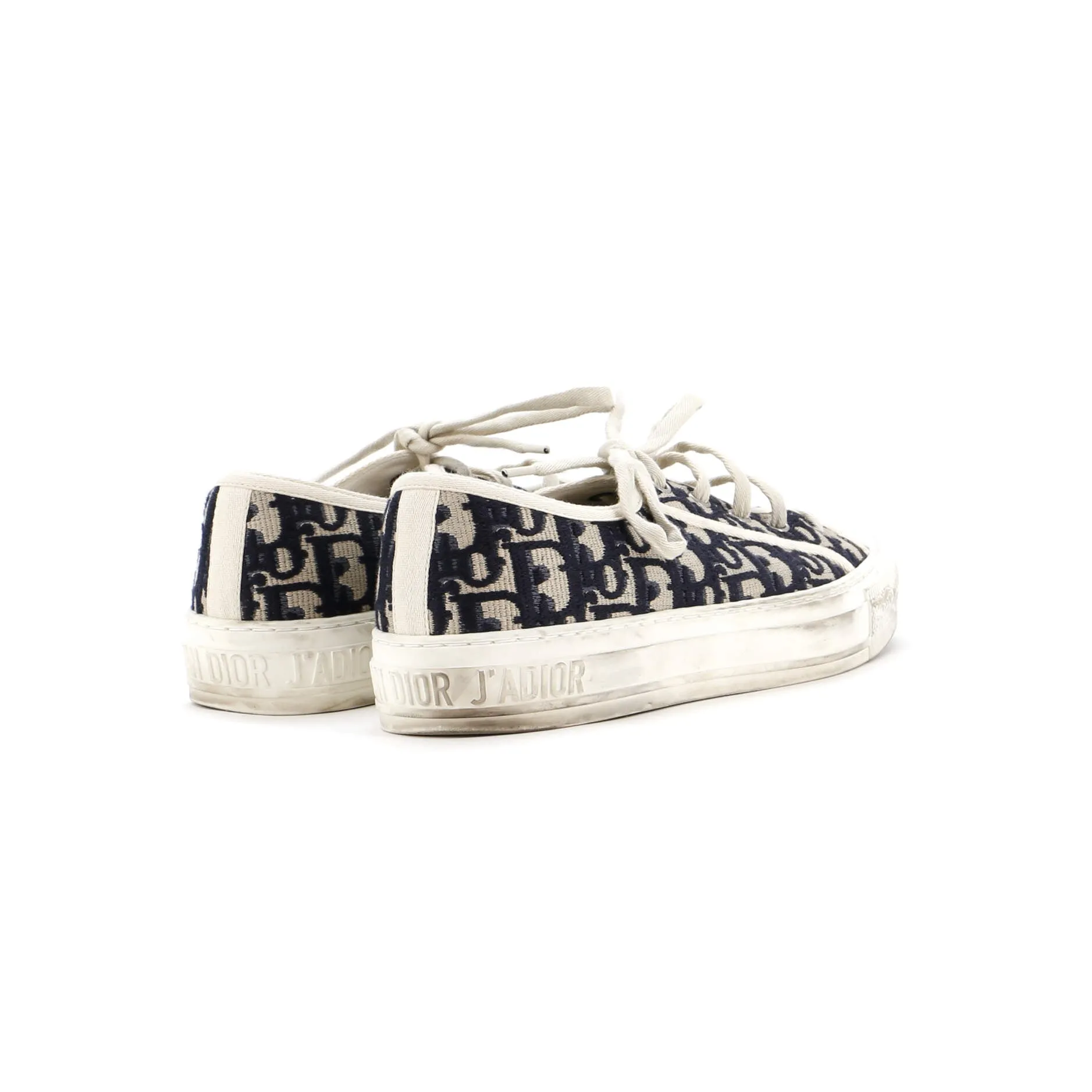 Pre-Loved Christian Dior Women's Walk'N'Dior Sneakers Oblique Canvas sold by Zulily product image thumbnail 3