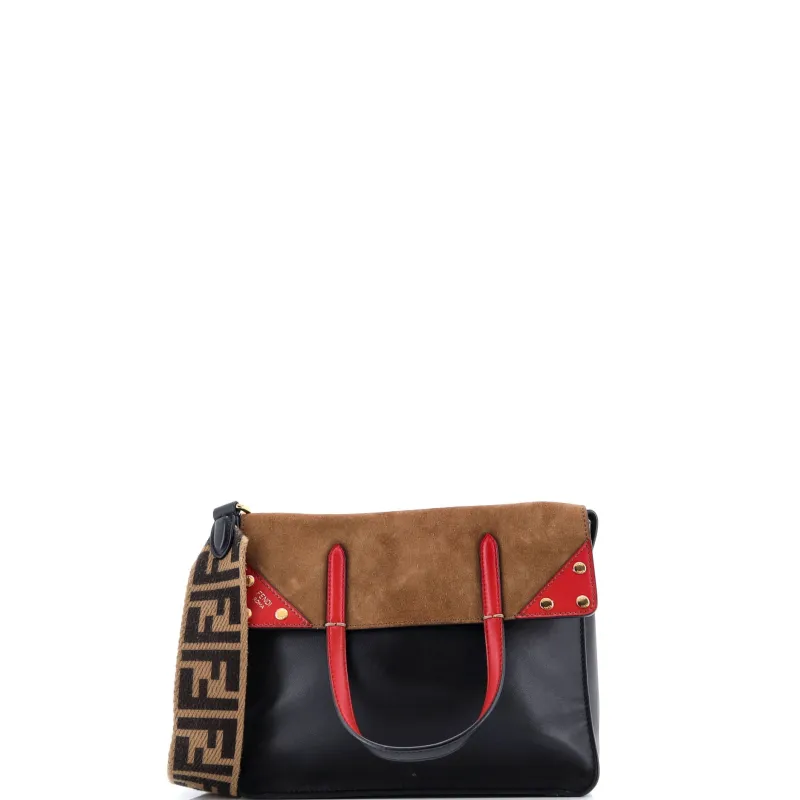 Pre-Loved Fendi Flip Tote Leather Small sold by Zulily