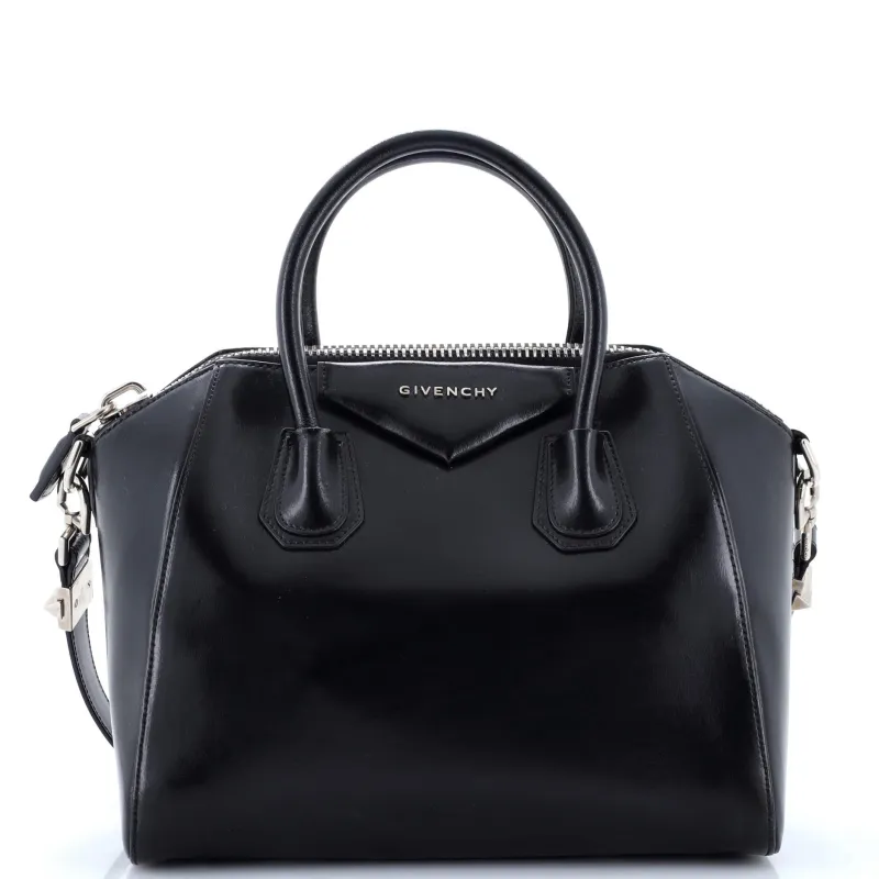 Pre-Loved Givenchy Antigona Bag Glazed Leather Medium sold by Zulily
