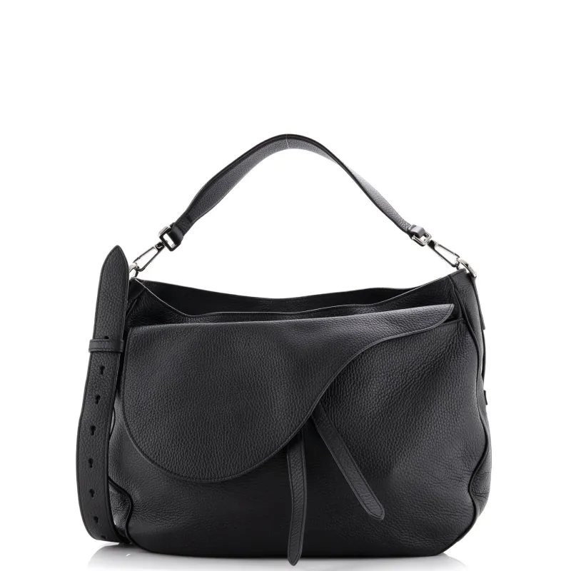 Pre-Loved Christian Dior Saddle Soft Bag Leather sold by Zulily