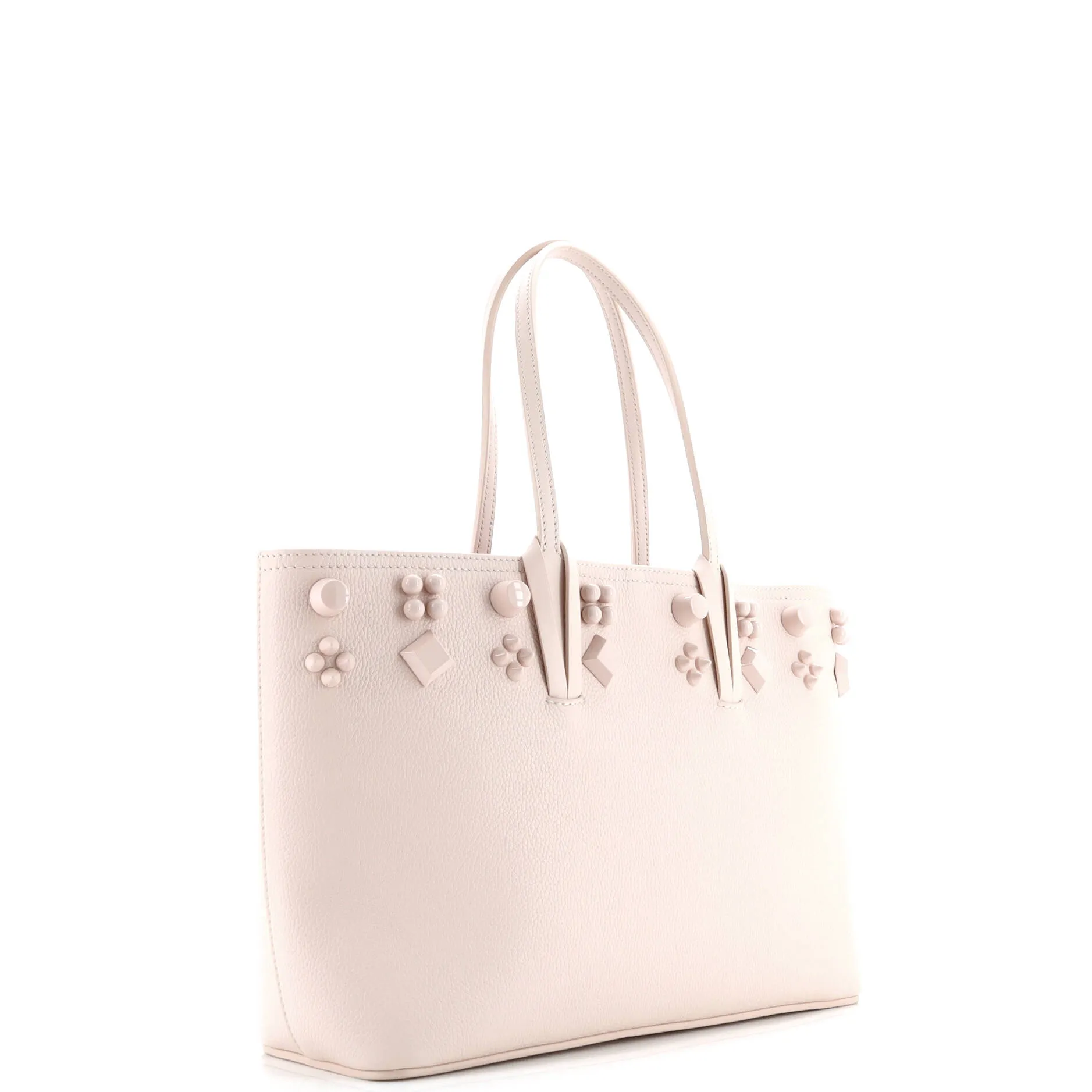 Pre-Loved Christian Louboutin Cabata Empire Tote Studded Leather Small sold by Zulily product image thumbnail 3