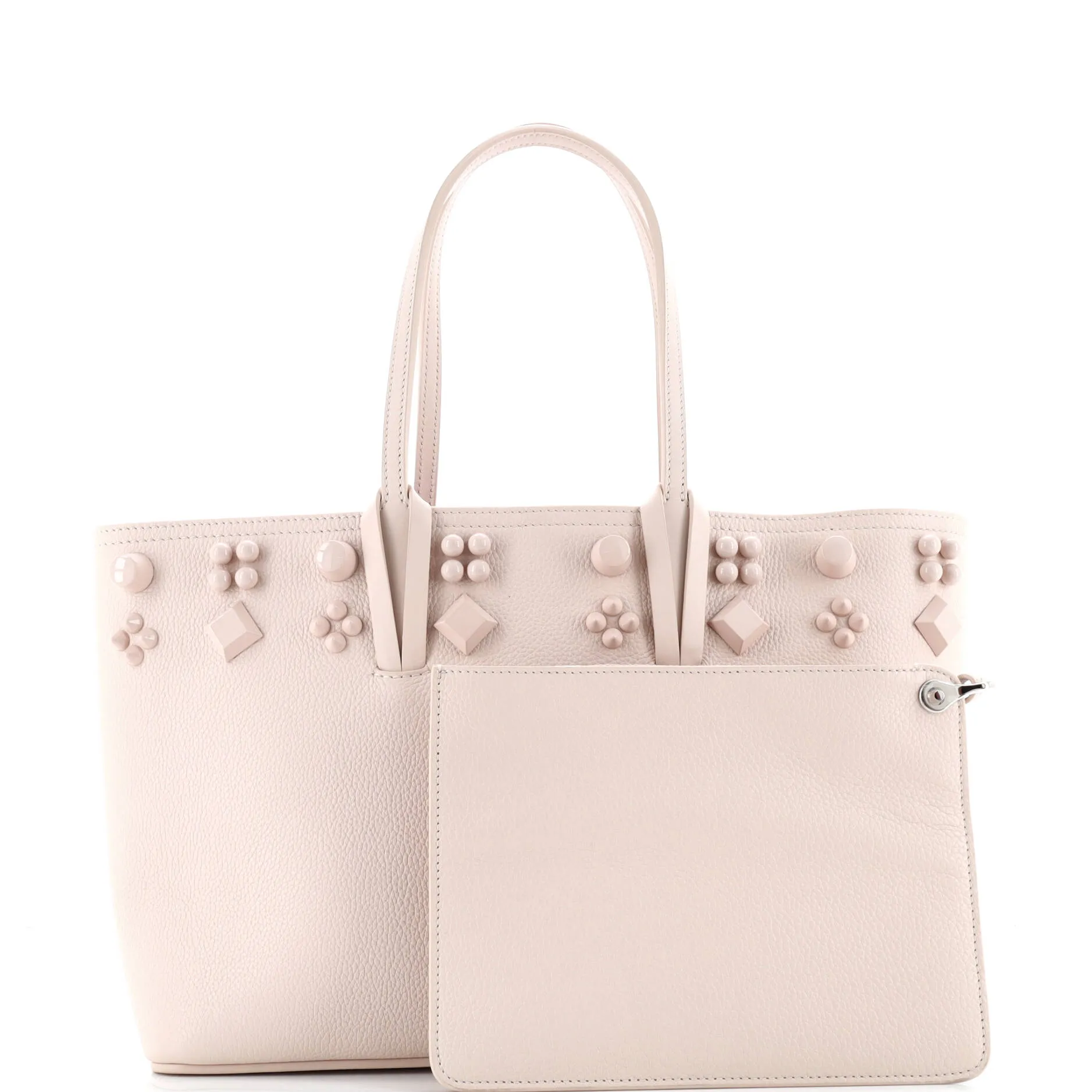Pre-Loved Christian Louboutin Cabata Empire Tote Studded Leather Small sold by Zulily product image thumbnail 2
