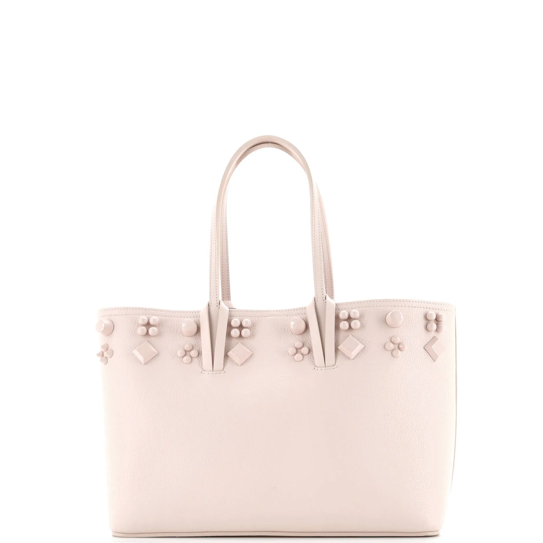 Pre-Loved Christian Louboutin Cabata Empire Tote Studded Leather Small sold by Zulily product image thumbnail 4