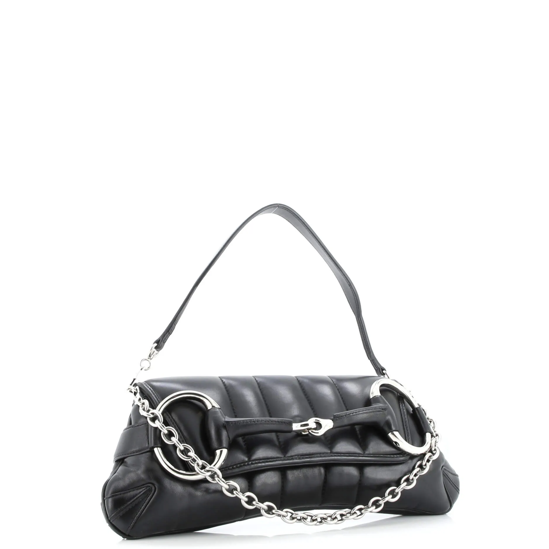 Pre-Loved Gucci Horsebit Chain Shoulder Bag Vertical Quilted Leather Medium sold by Zulily product image thumbnail 4