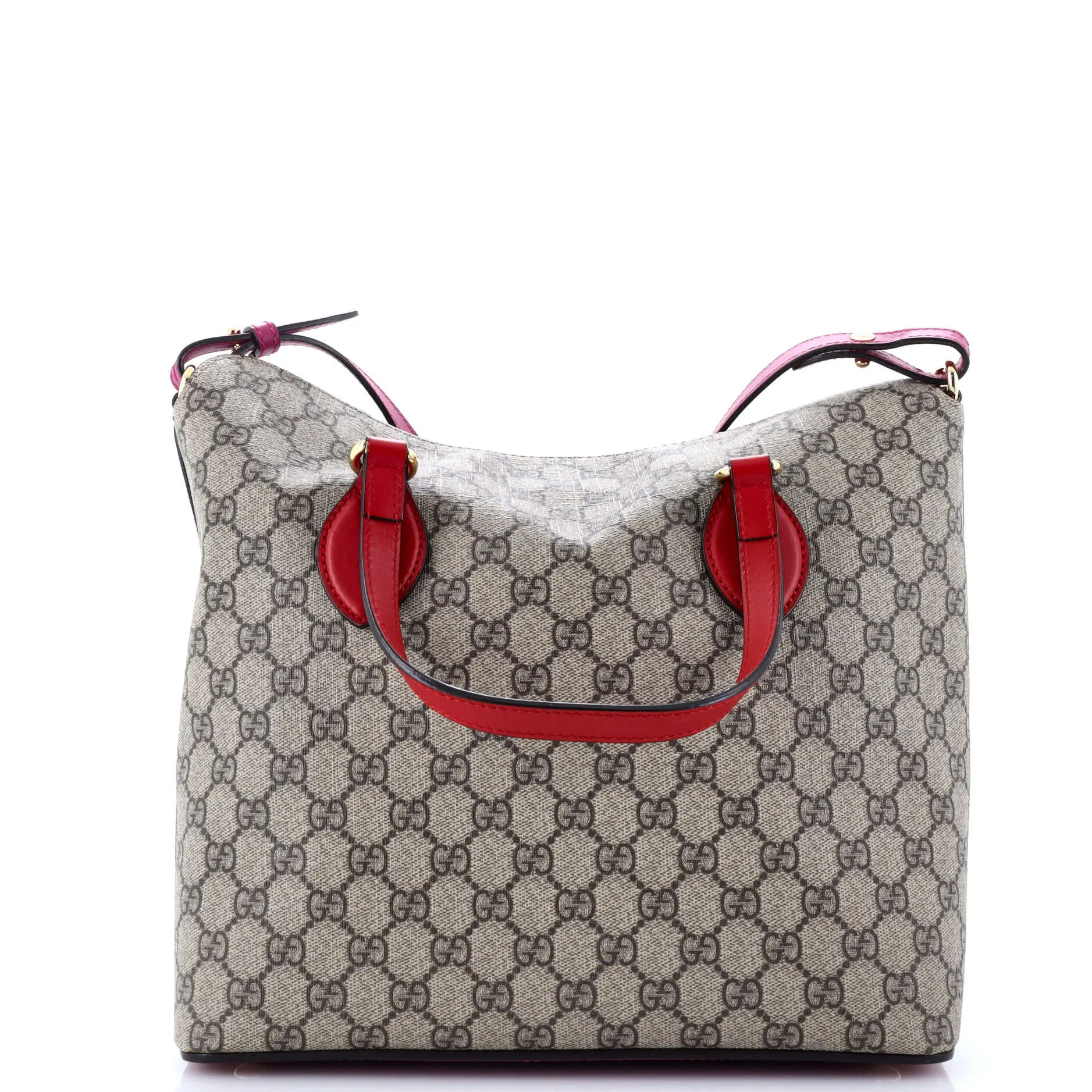 Pre-Loved Gucci Signature Fold Over Tote GG Coated Canvas Medium sold by Zulily product image thumbnail 3