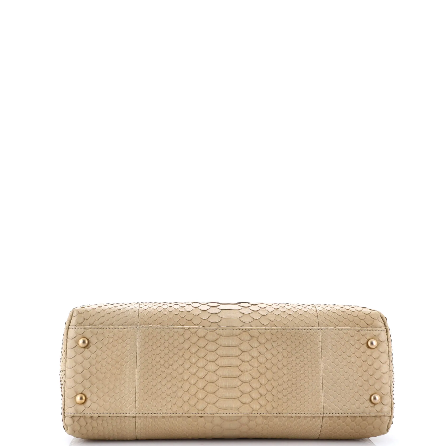 Pre-Loved Chanel Coco Top Handle Bag Python Medium sold by Zulily product image thumbnail 5