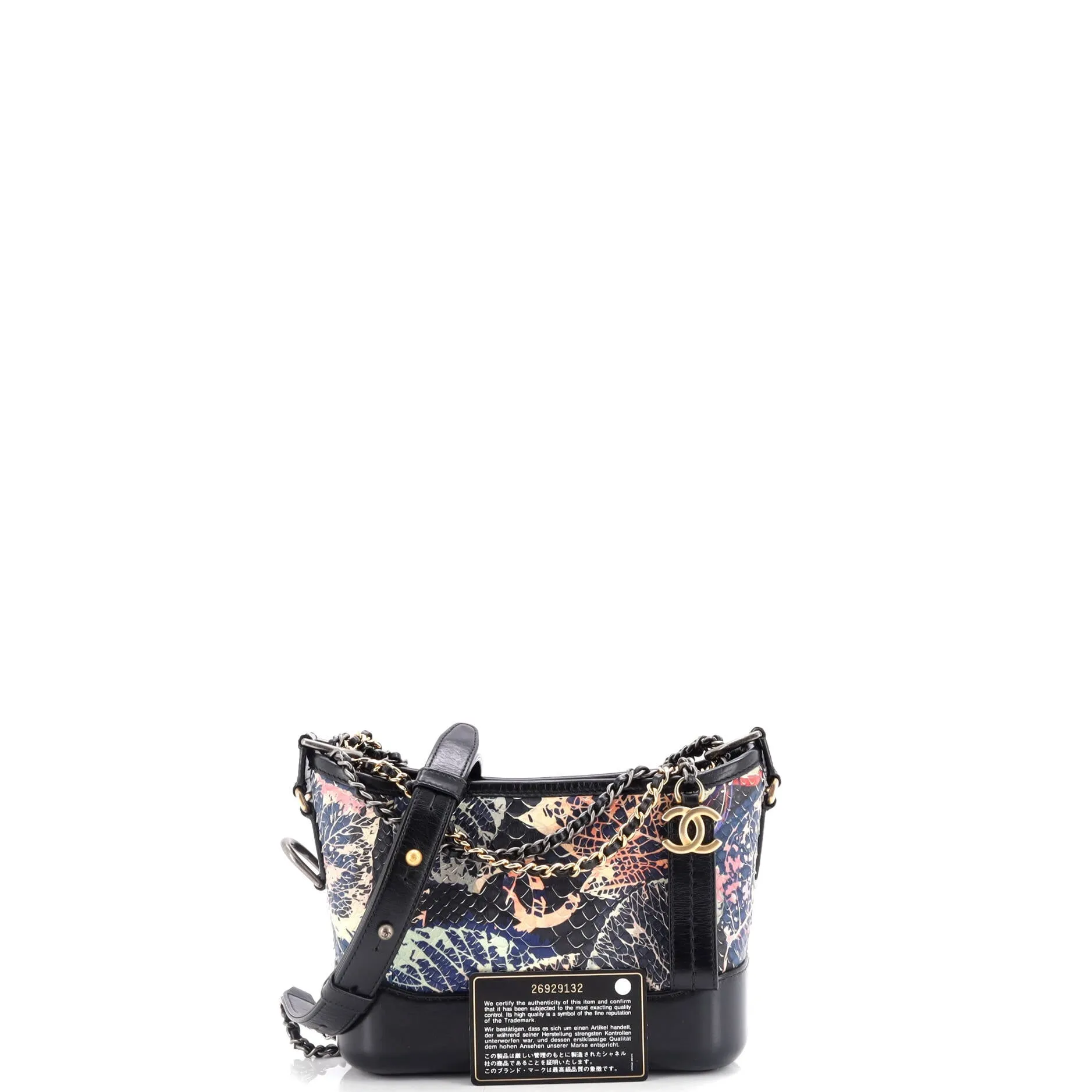 Pre-Loved Chanel Gabrielle Hobo Python Small sold by Zulily product image thumbnail 2