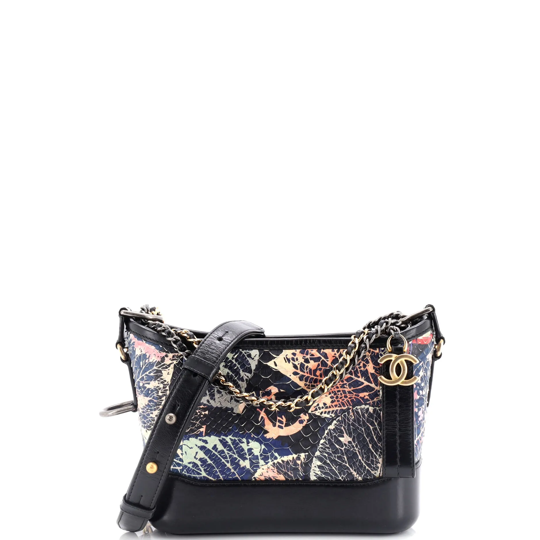 Pre-Loved Chanel Gabrielle Hobo Python Small sold by Zulily