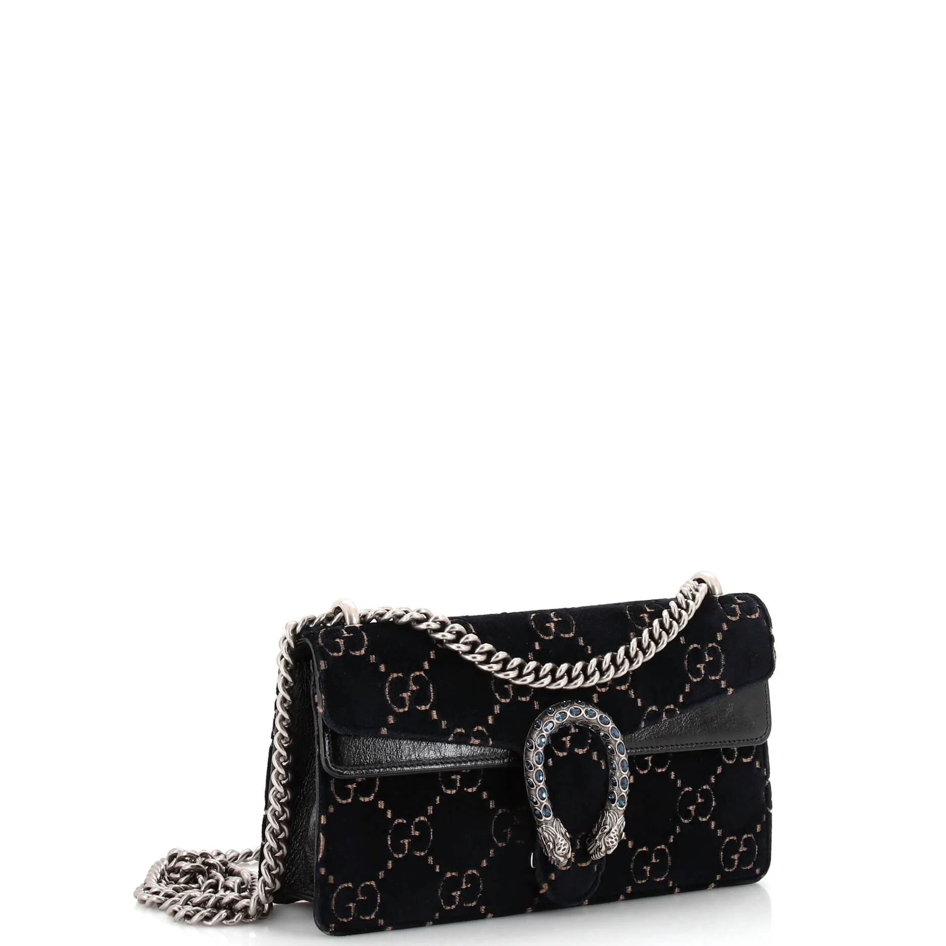 Pre-Loved Gucci Dionysus Bag GG Velvet Mini sold by Zulily product image thumbnail 2