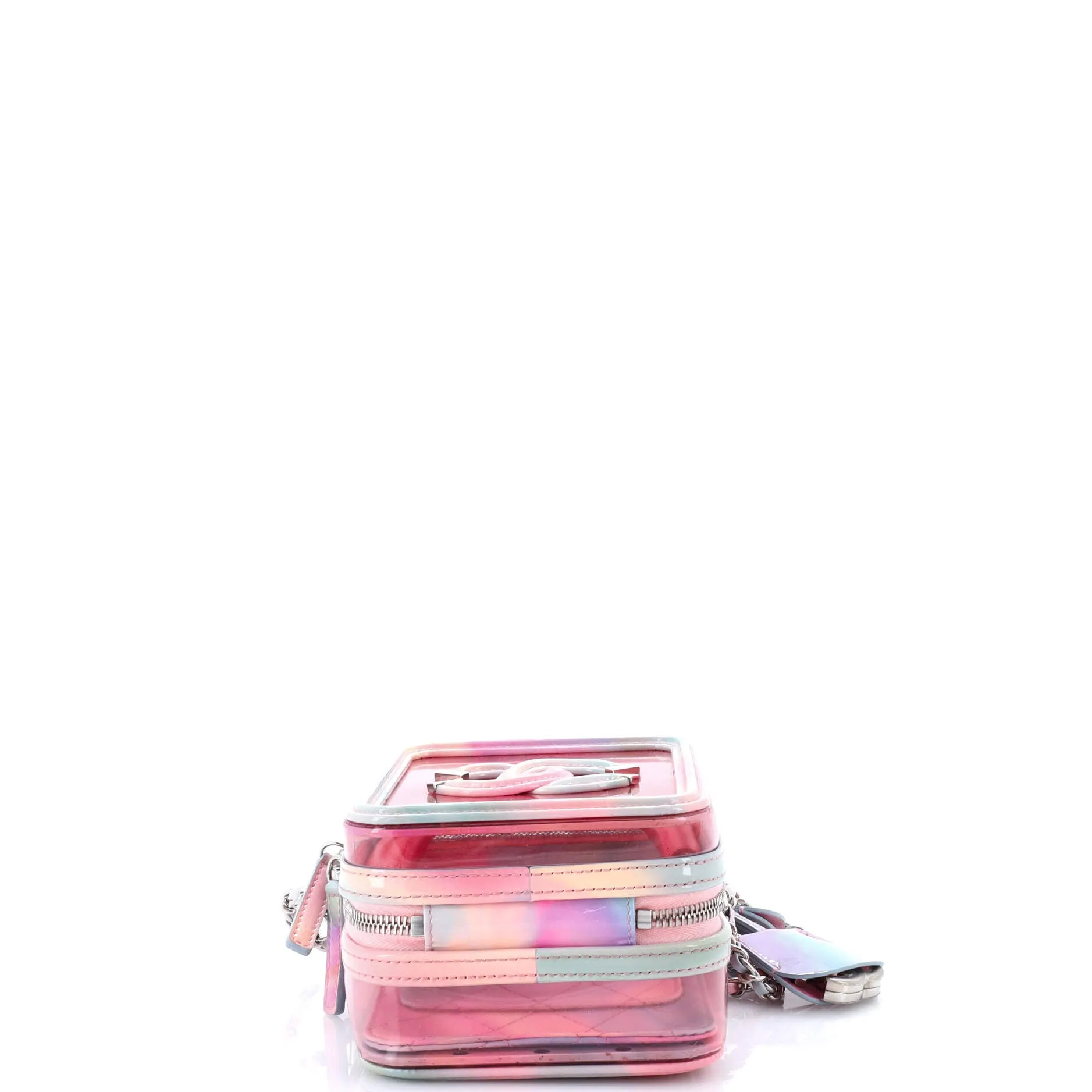 Pre-Loved Chanel Filigree Vertical Vanity Case PVC with Lambskin sold by Zulily product image thumbnail 5