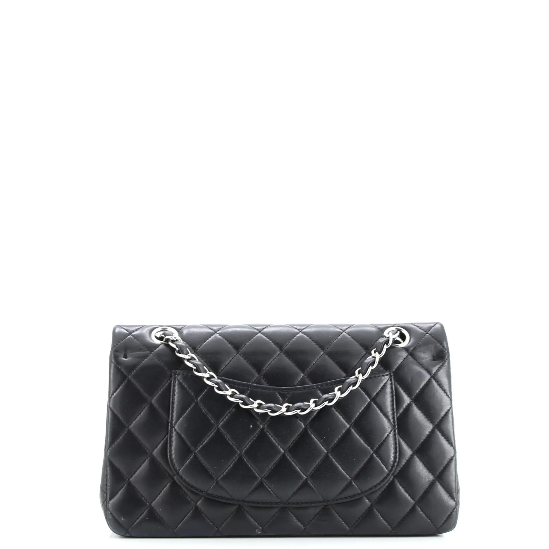 Pre-Loved Chanel Classic Double Flap Bag Quilted Lambskin Medium sold by Zulily product image thumbnail 4