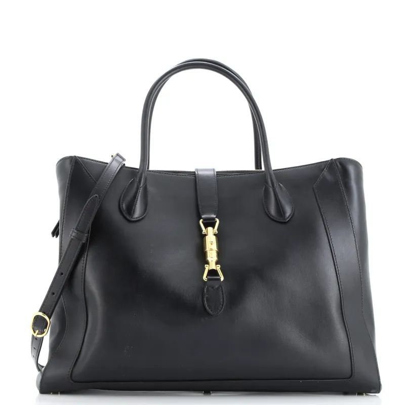 Pre-Loved Gucci Jackie 1961 Tote Leather Large sold by Zulily