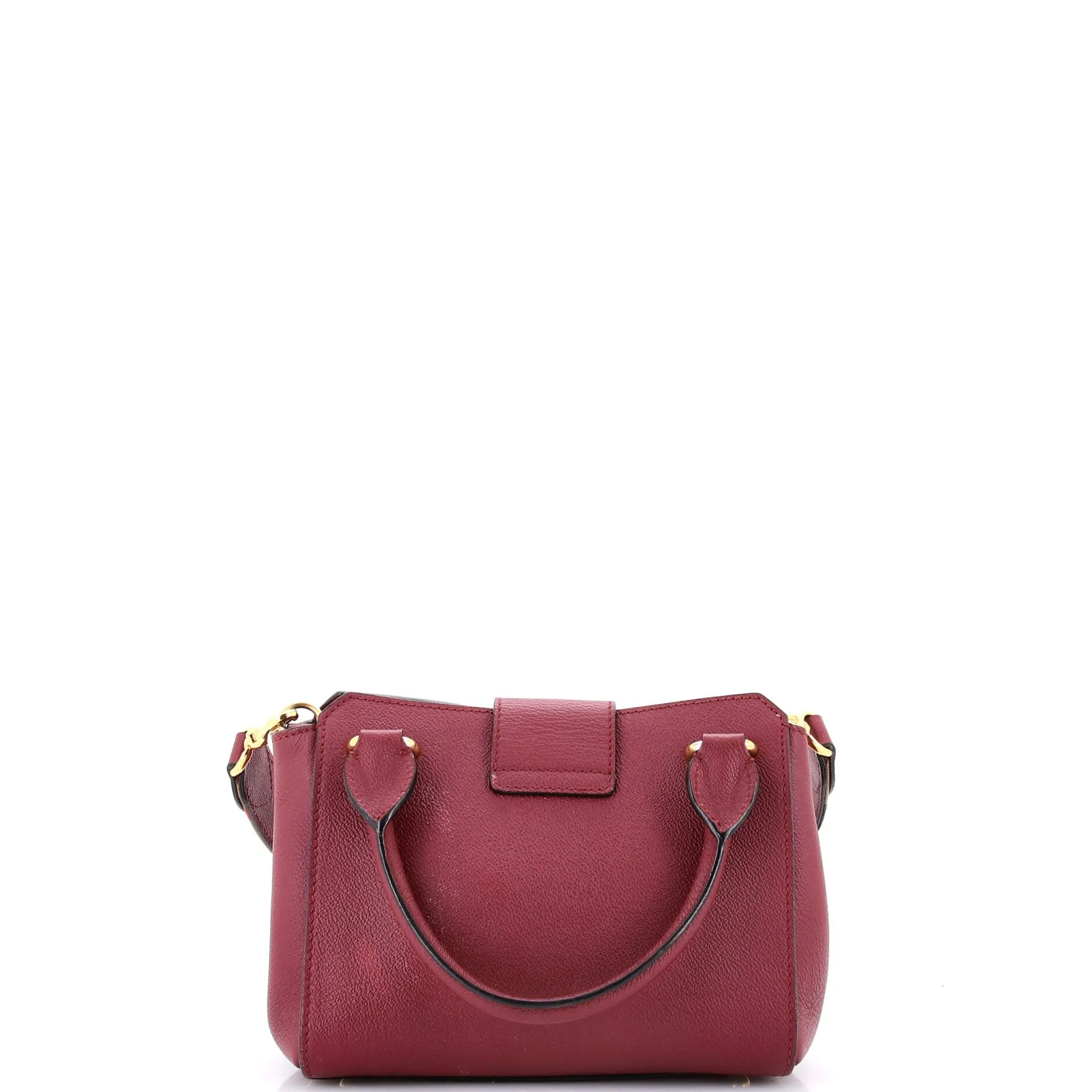 Pre-Loved Burberry Buckle Tote Leather Small sold by Zulily product image thumbnail 3